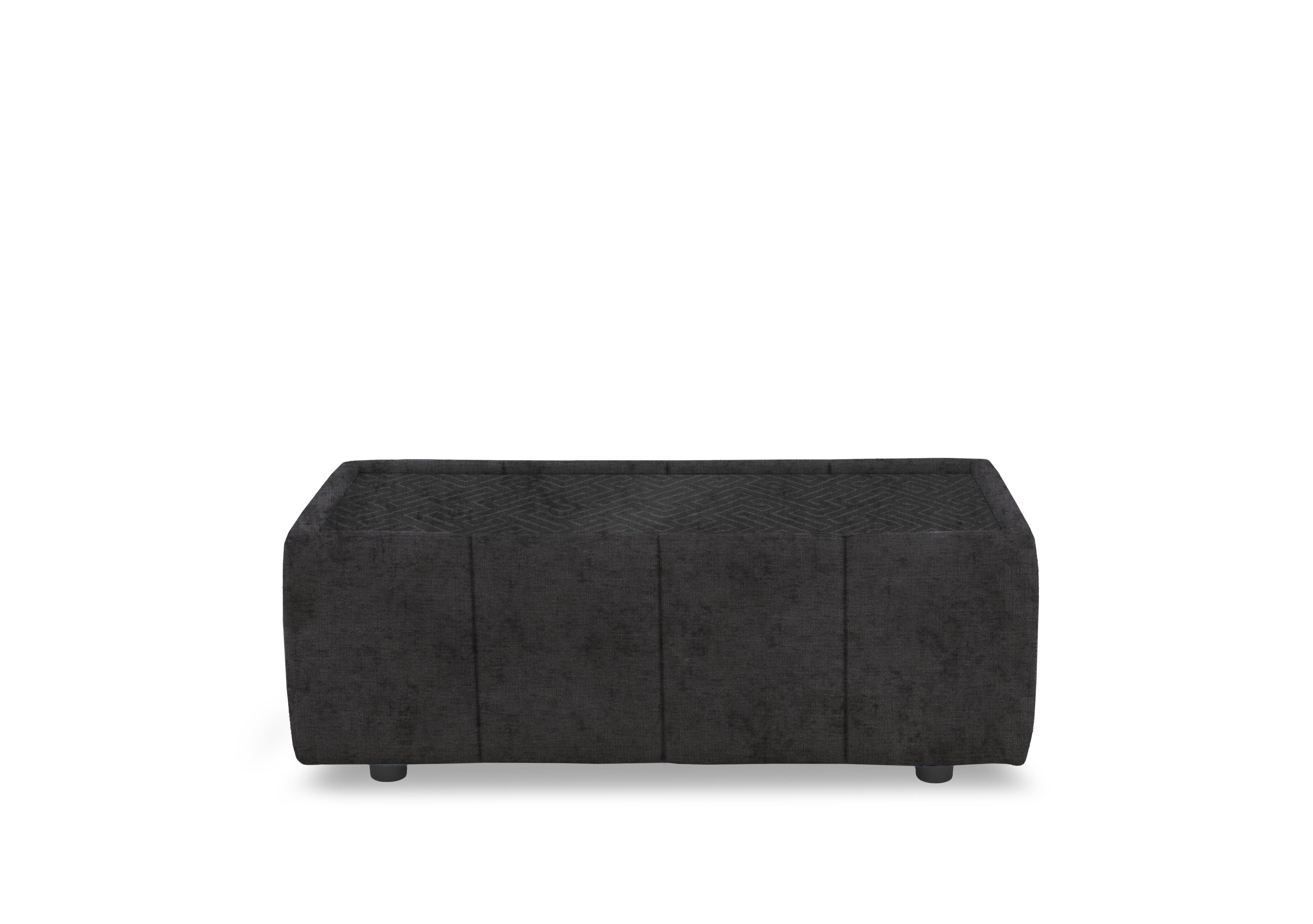 Bellissimo Rectangular Glass Top Table in Mirage Black - Bell Black/Gold on Furniture Village