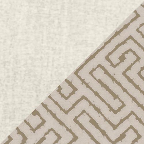 Bellissimo Rectangular Glass Top Table in Mirage Linen - Bell Cream/Gold on Furniture Village