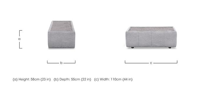 Cotswold Rectangular Glass Top Table in  on Furniture Village