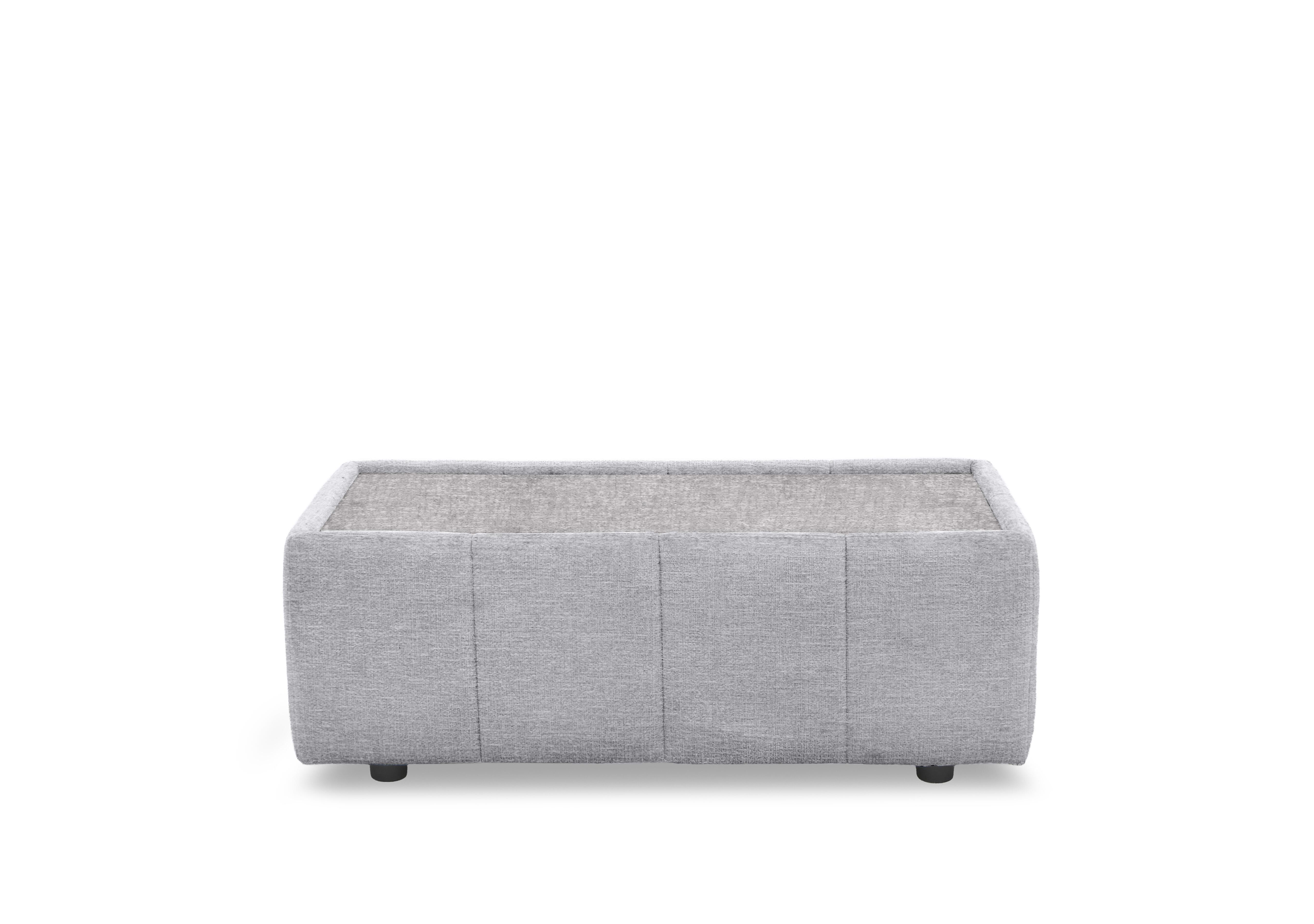 Cotswold Rectangular Glass Top Table in Burford Platinum-Kingsley Slv on Furniture Village