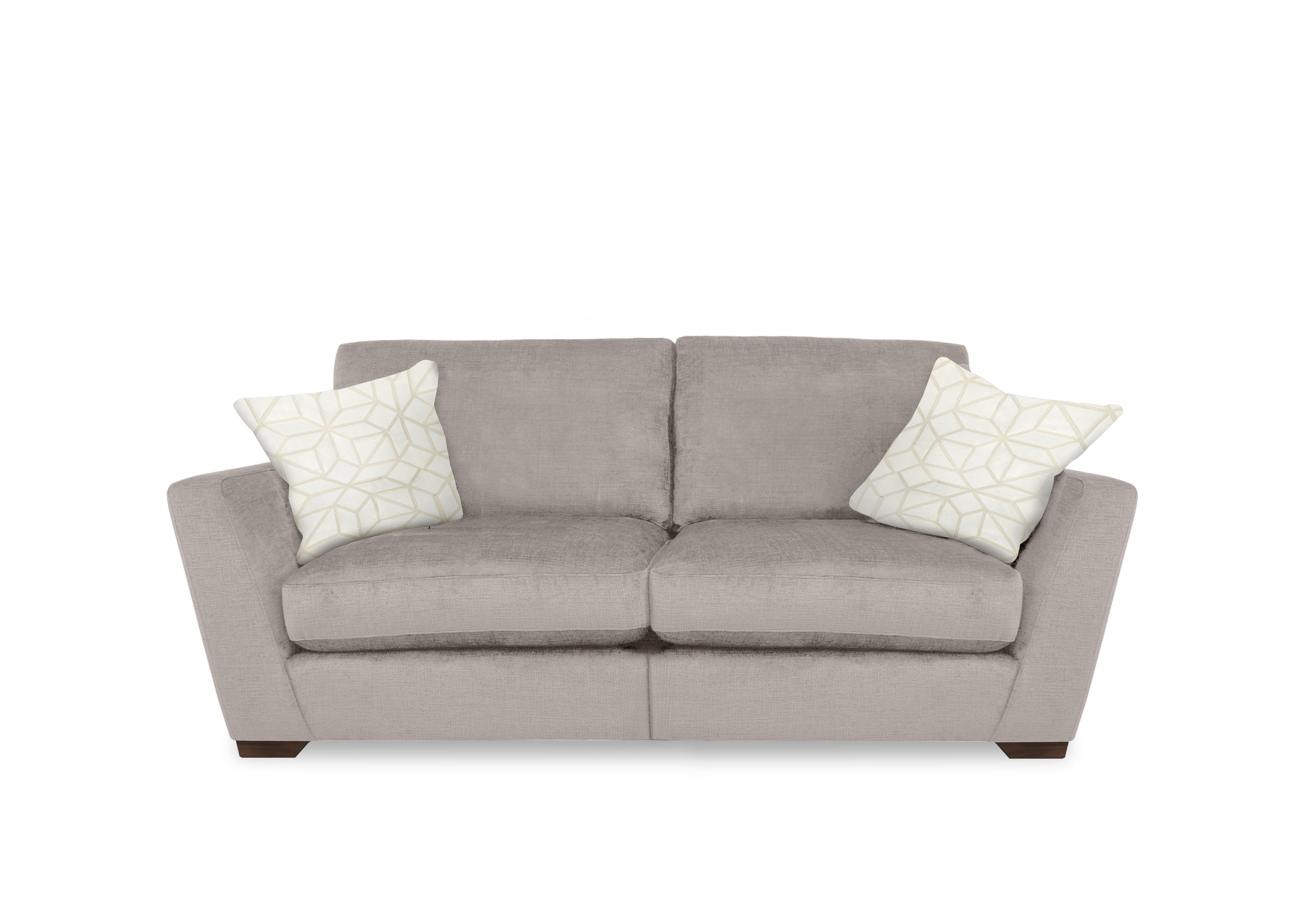 Royale 3 Seater Split Frame Sofa in Lustro Biscuit on Furniture Village