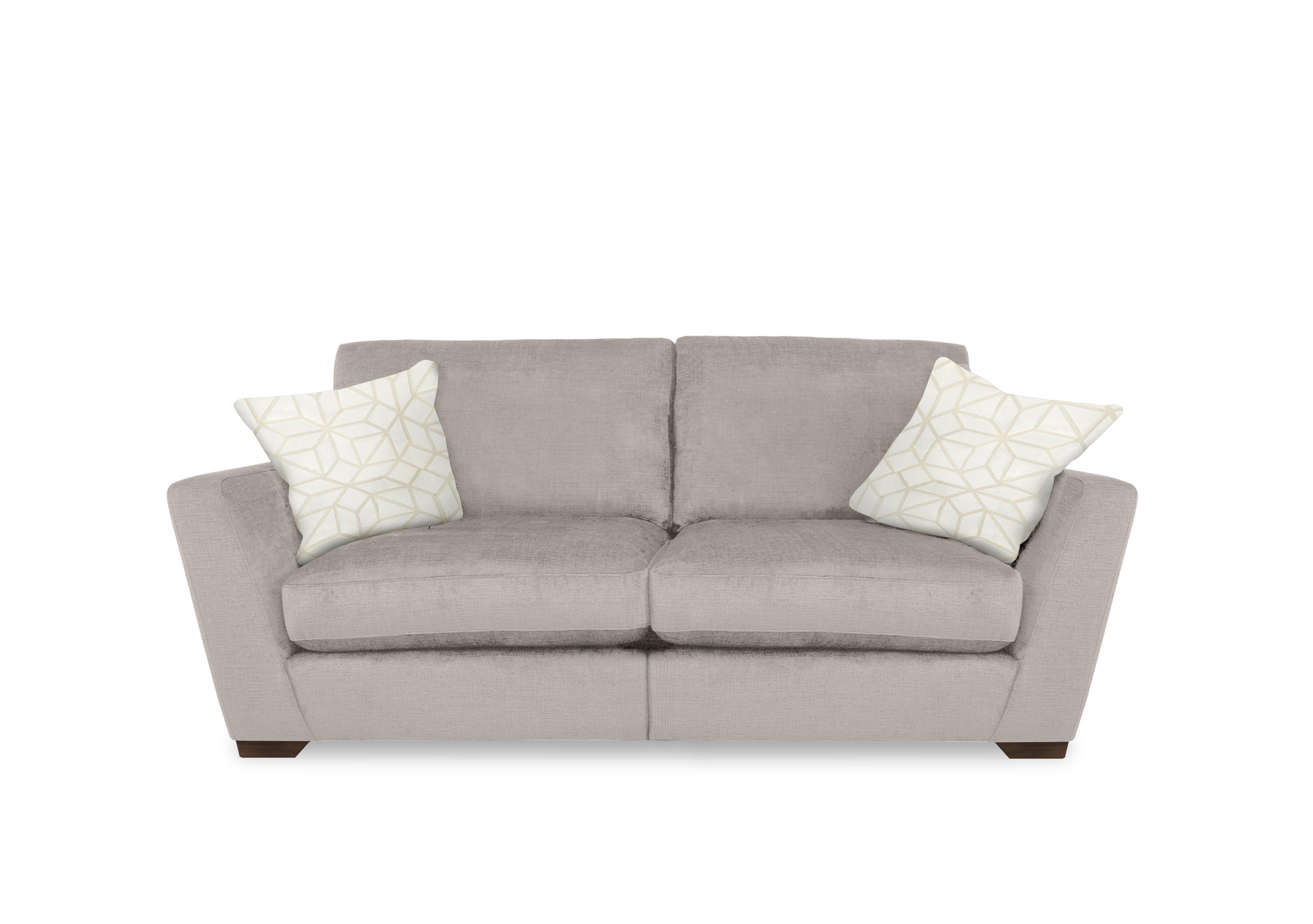 Royale 3 Seater Split Frame Sofa in Lustro Dove on Furniture Village