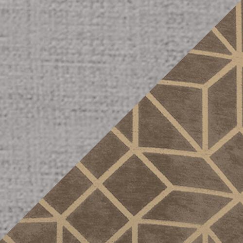 Royale Square Glass Top Table in Lustro Stone - Royale Mnk/Cham on Furniture Village