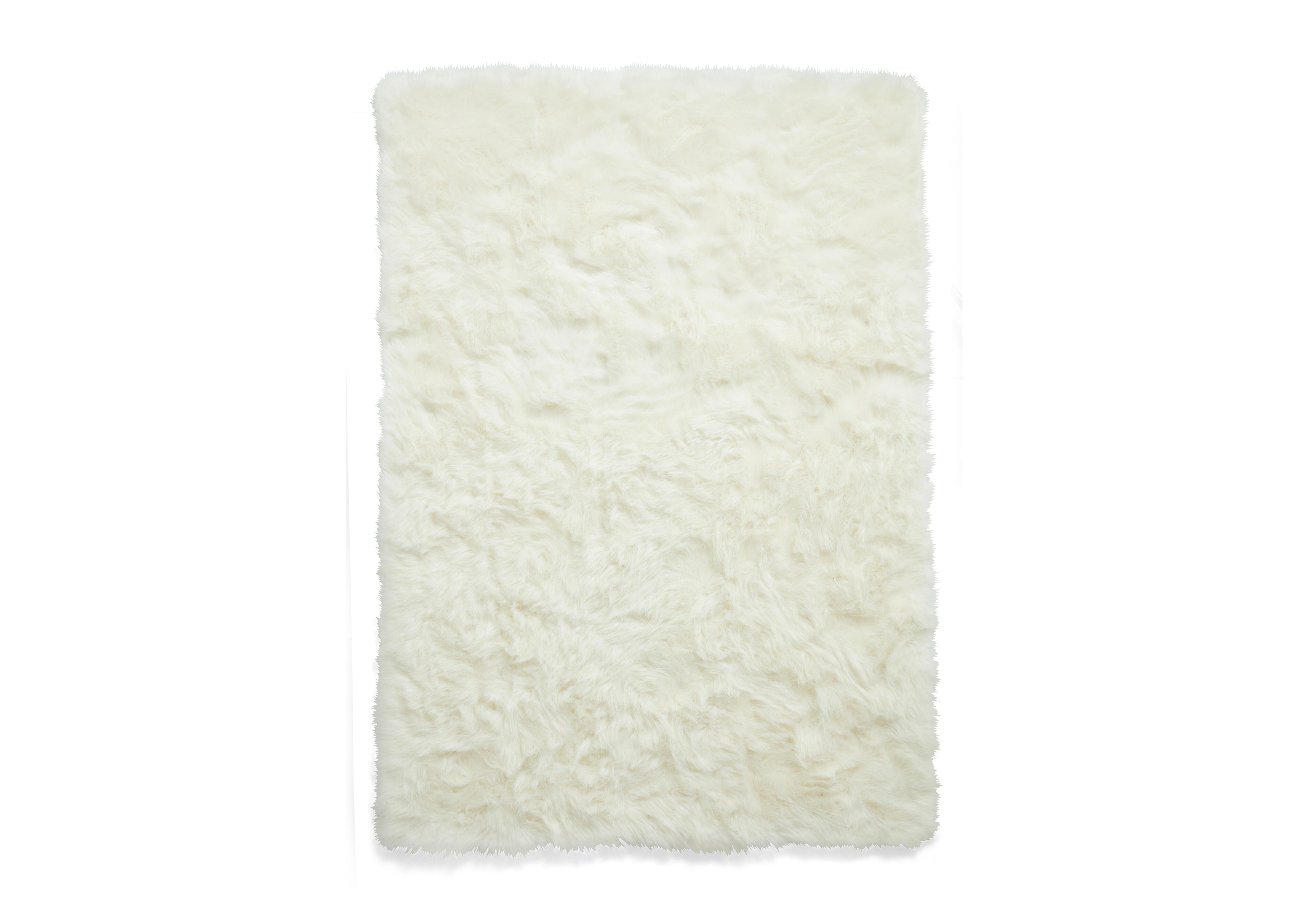 Alpine Plush Rug in Ivory on Furniture Village