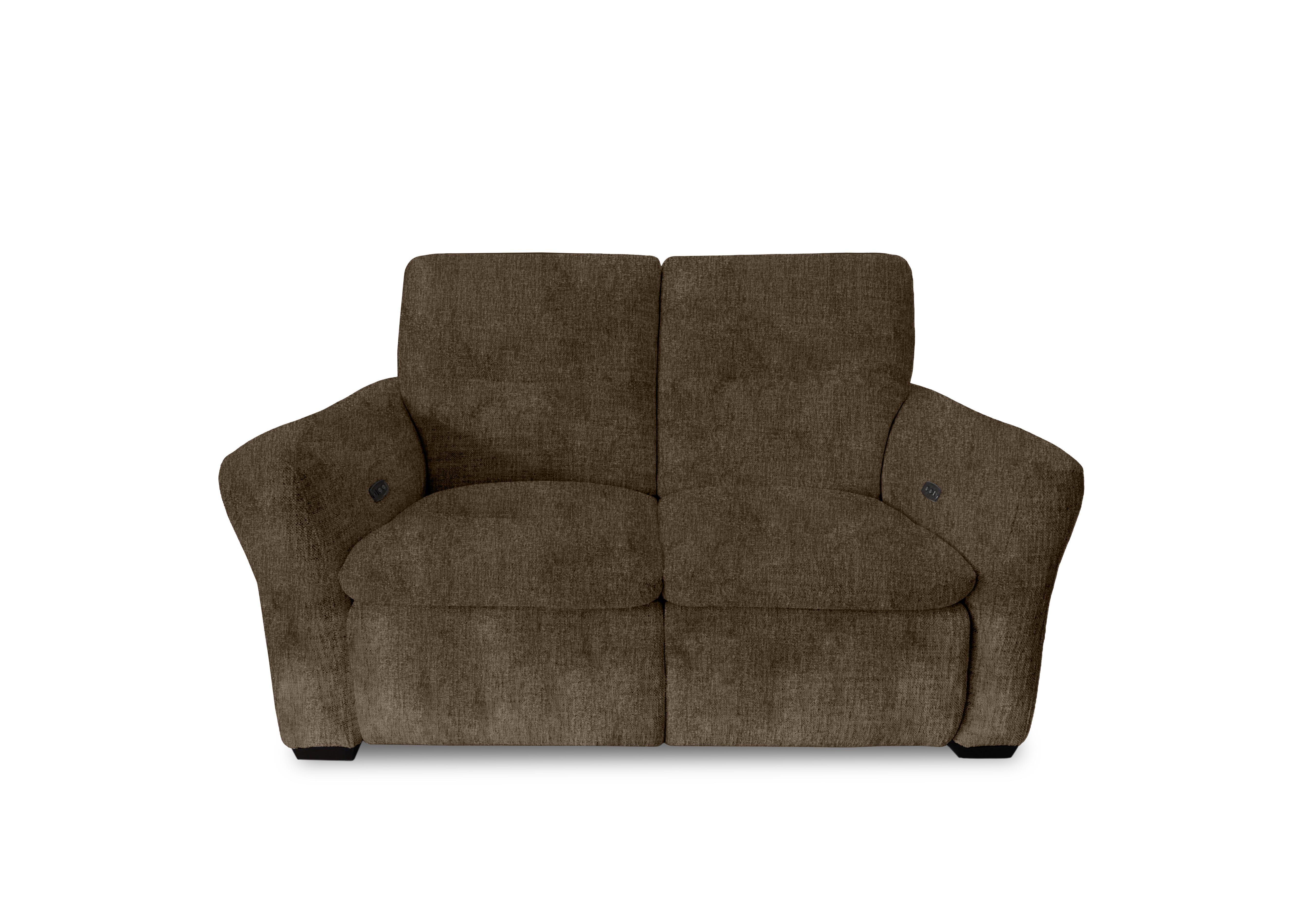 Restore Fabric 2 Seater Power Recliner Sofa in Fab-Crn-105 Olive on Furniture Village