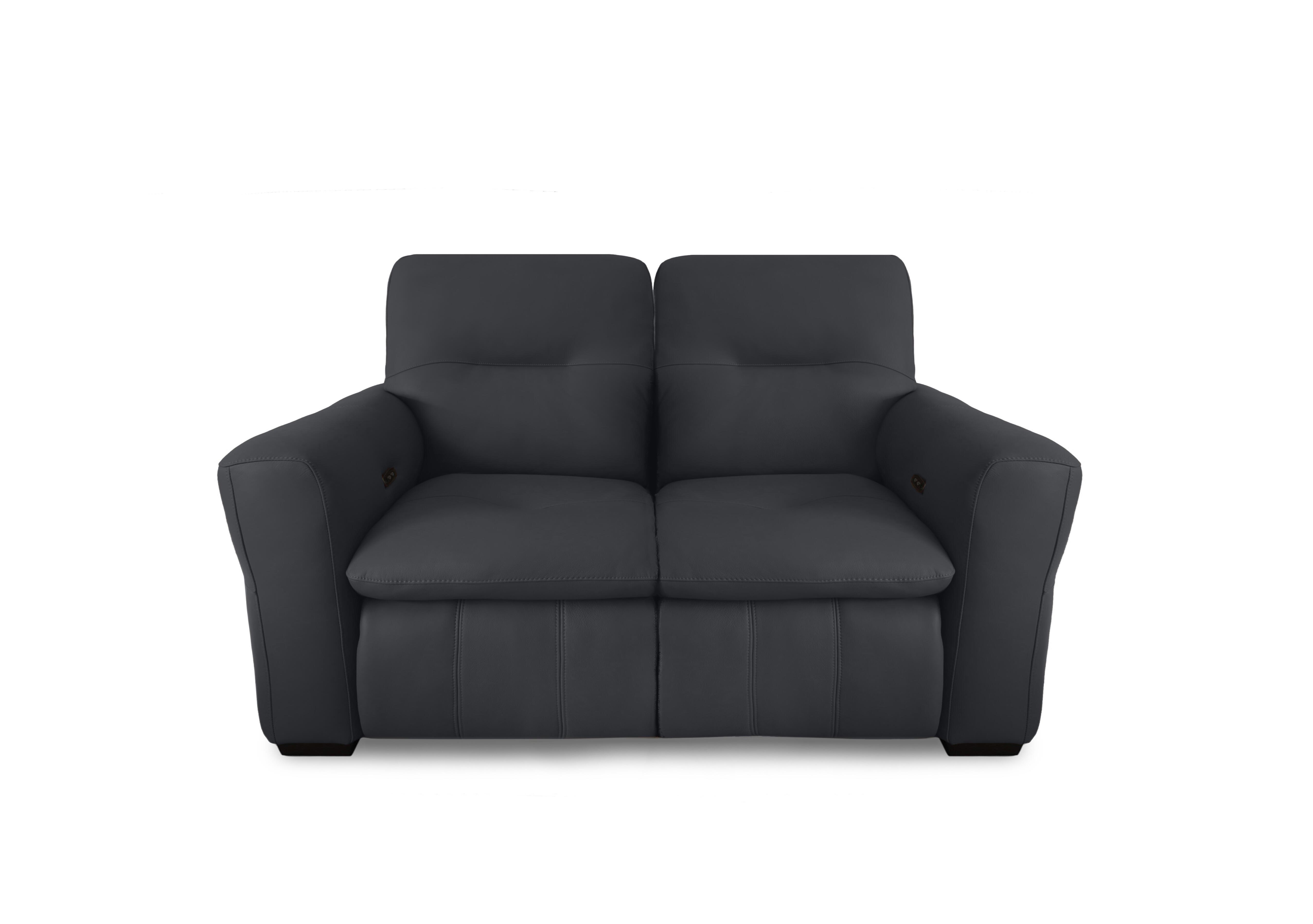 Restore Leather 2 Seater Power Recliner Sofa in Bv-058e Shale Grey on Furniture Village