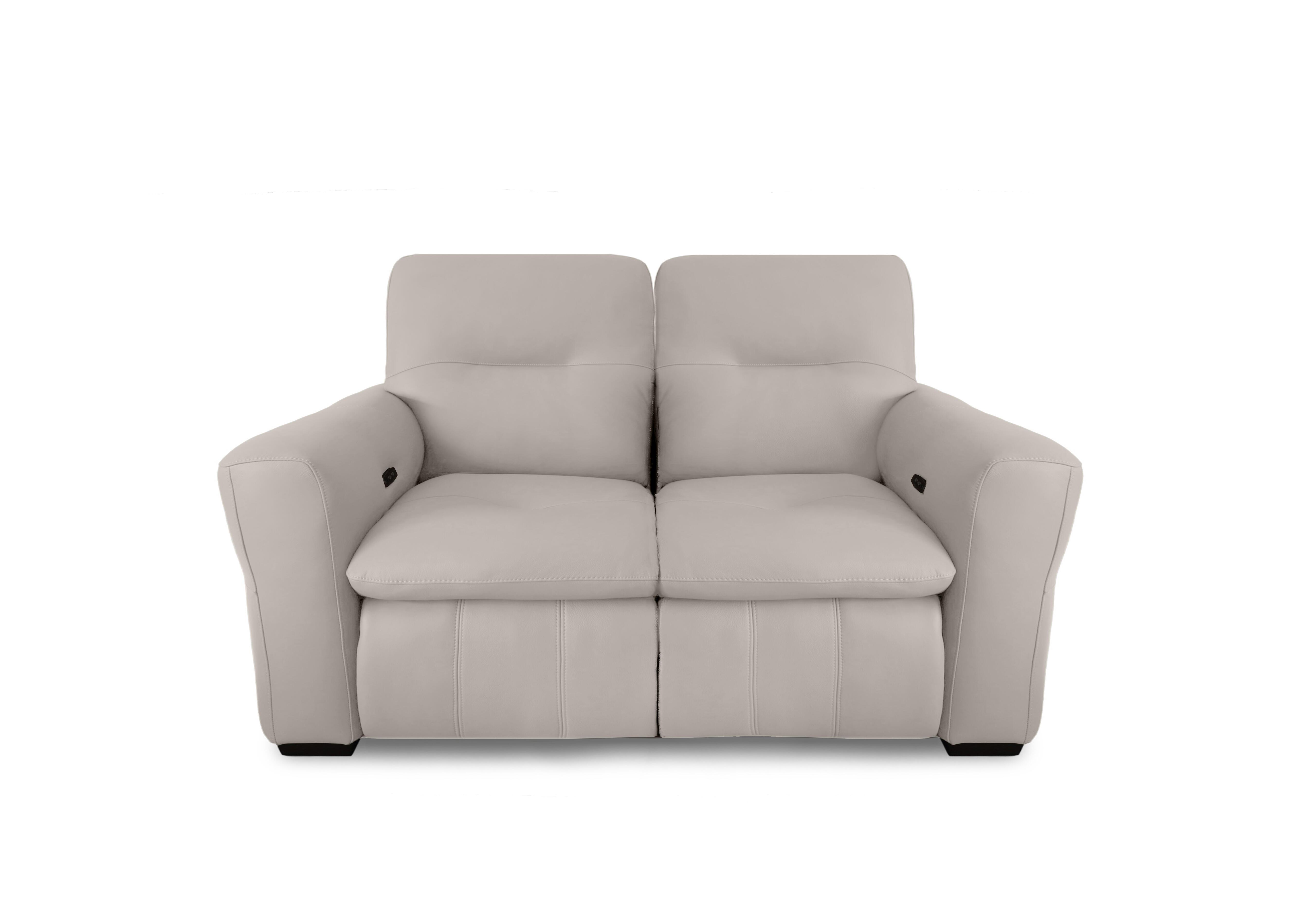 Restore Leather 2 Seater Power Recliner Sofa in Bv-946b Feather Grey on Furniture Village