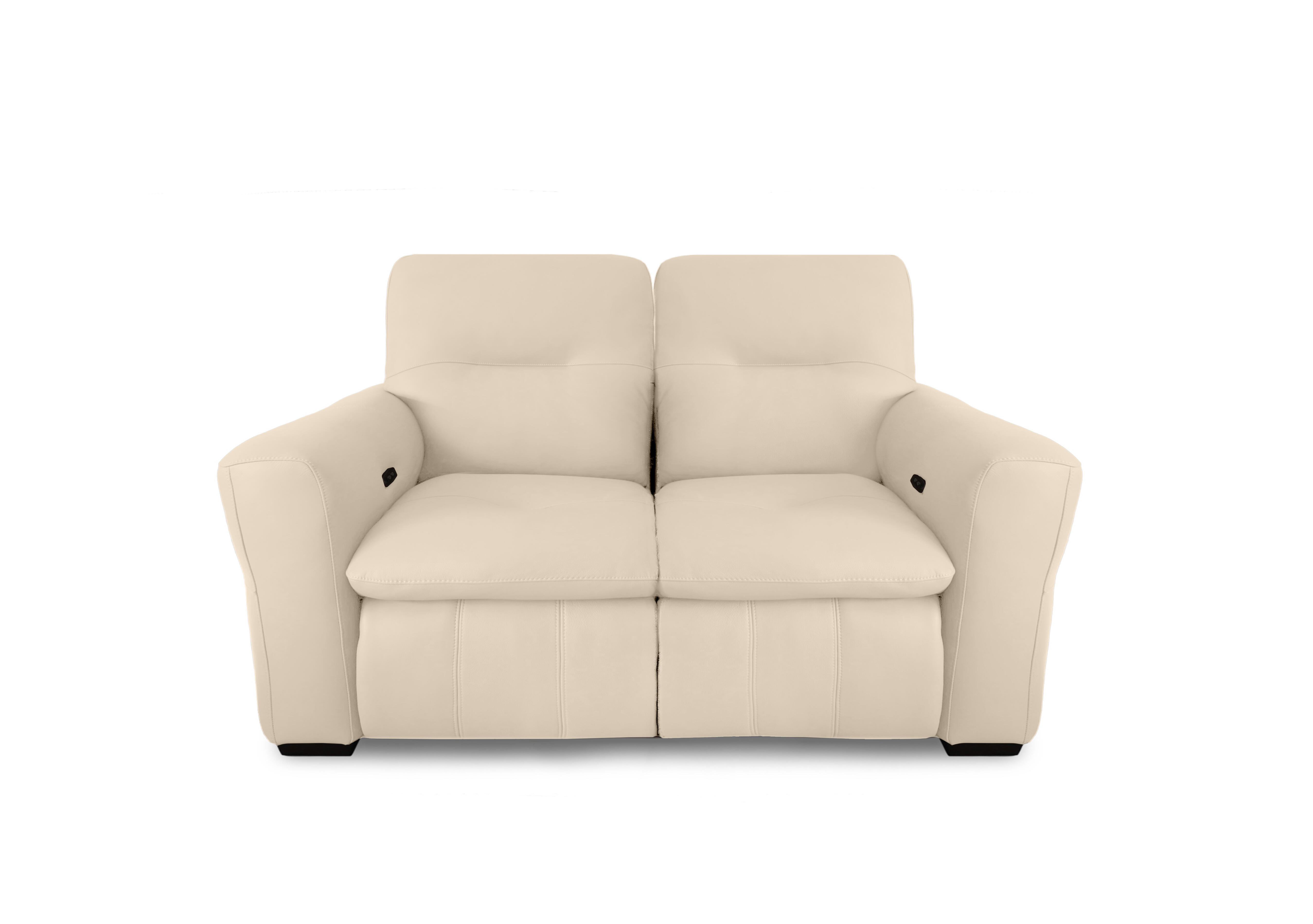 Restore Leather 2 Seater Power Recliner Sofa in Nc-862c Bisque on Furniture Village