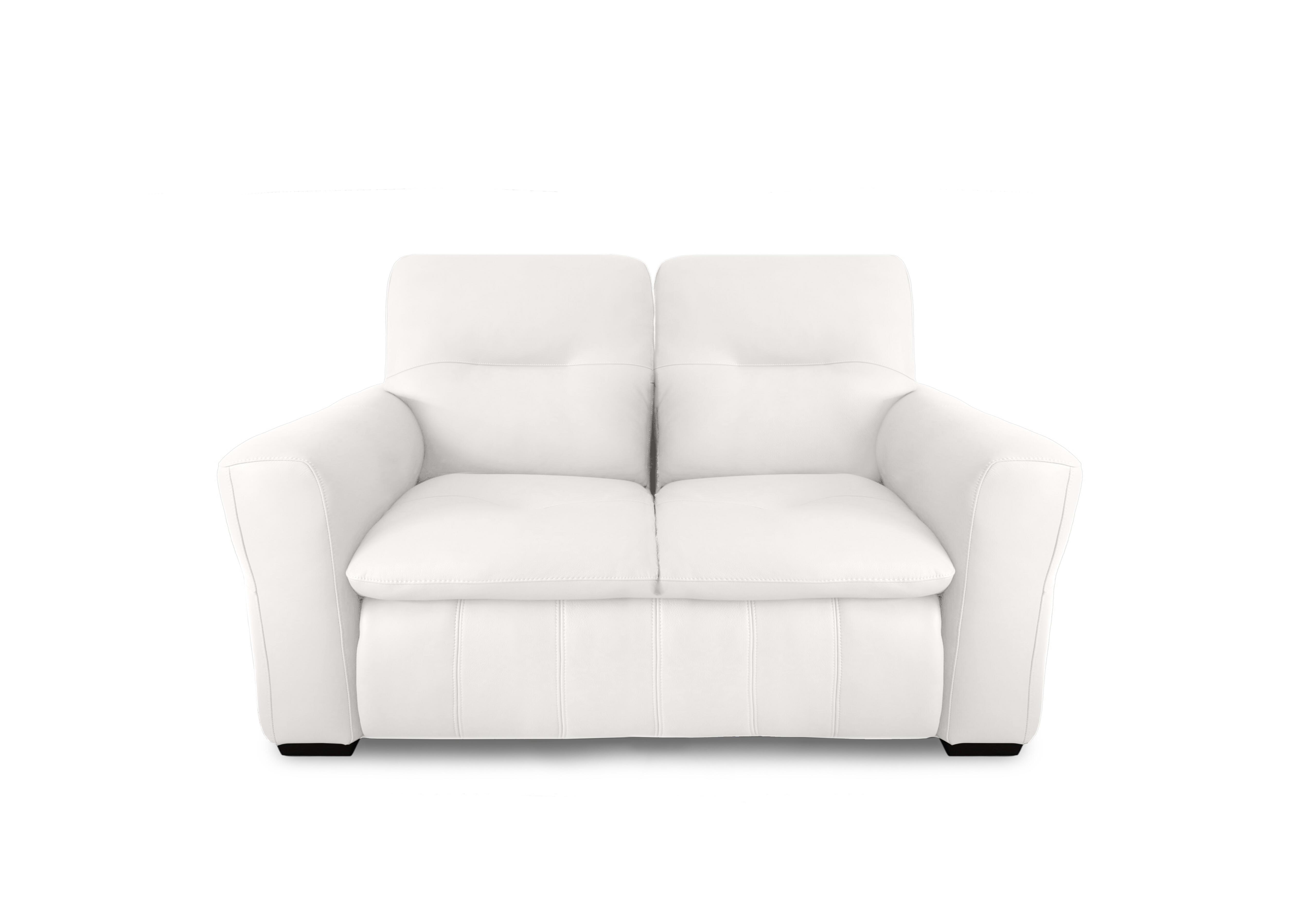 Restore 2 Seater Leather Sofa in Nw-420e Star White on Furniture Village