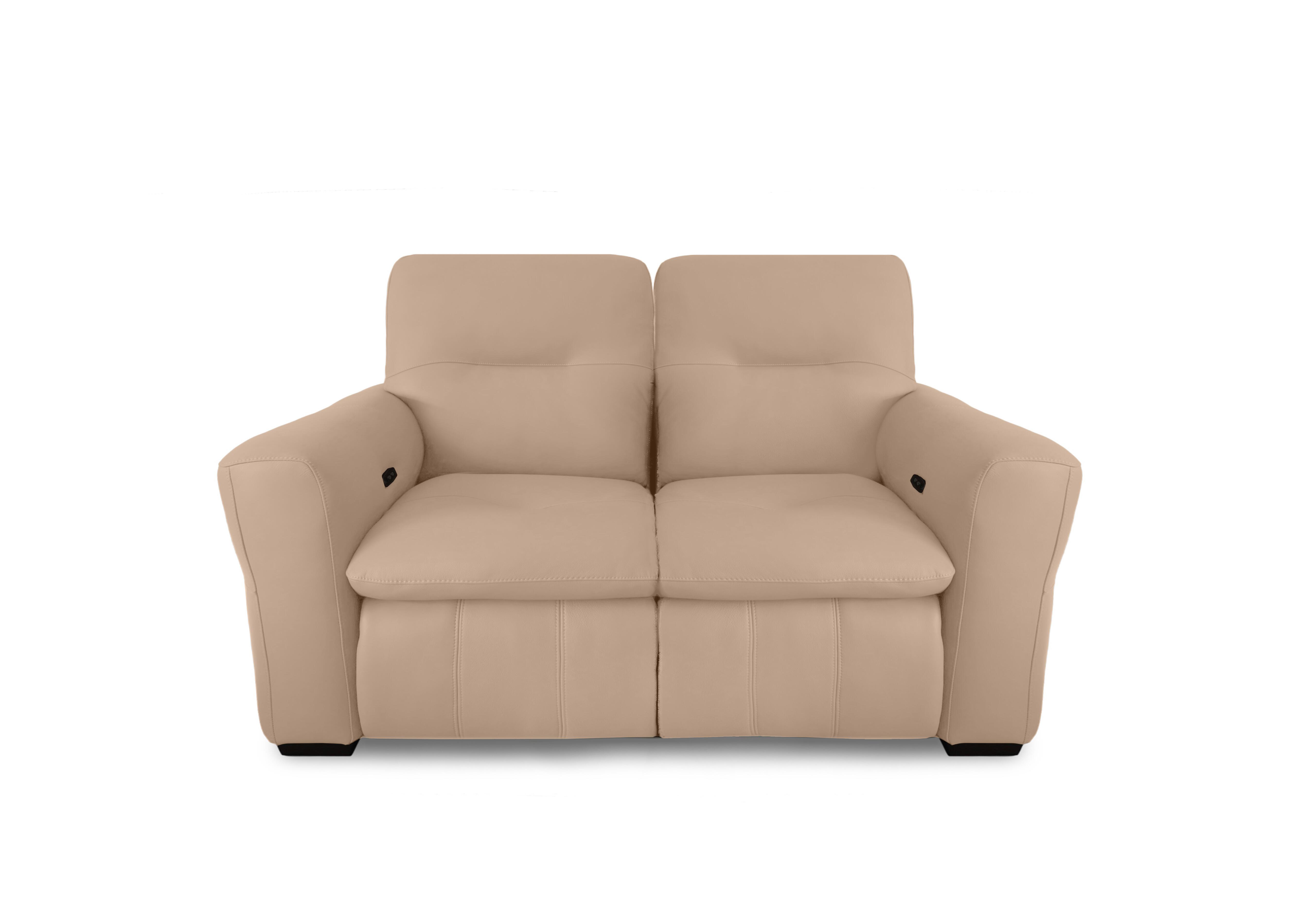 Restore 2 Seater Leather Sofa in Nw-8475 Nude on Furniture Village