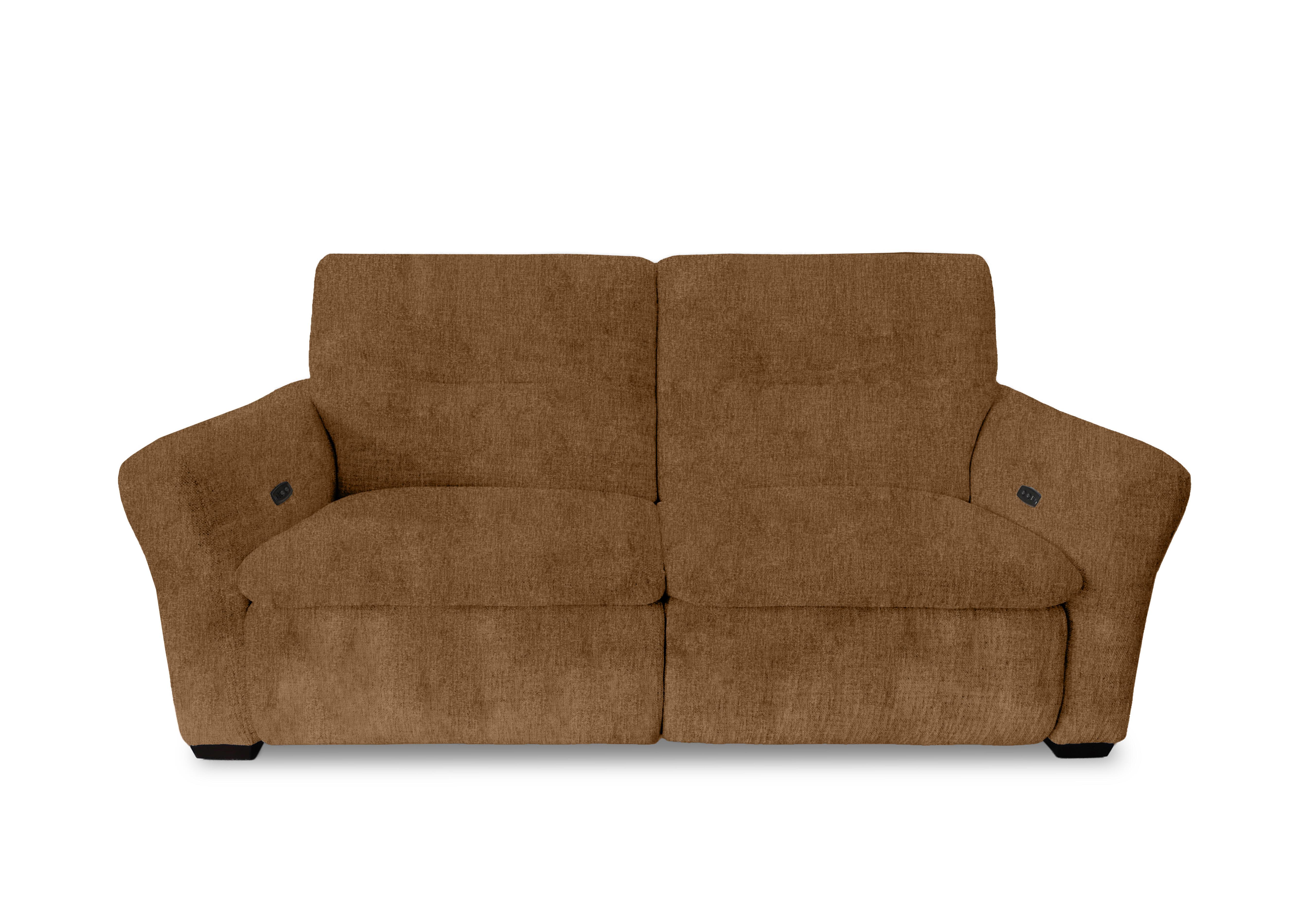 Restore Fabric 3 Seater Power Recliner Sofa in Fab-Crn-272 Tumeric on Furniture Village
