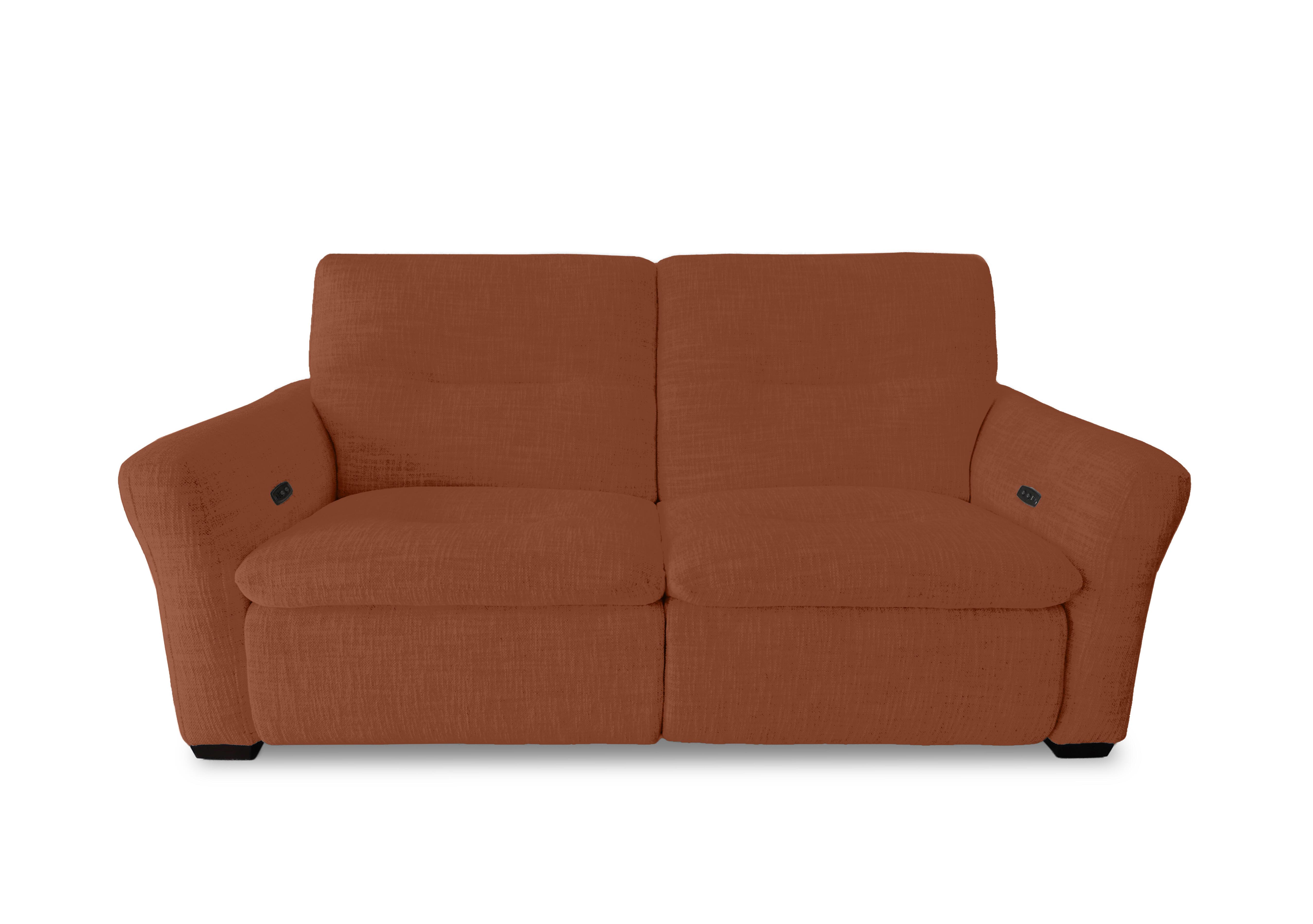 Restore 3 Seater Fabric Sofa in Fab-Dab-R13 Rust on Furniture Village