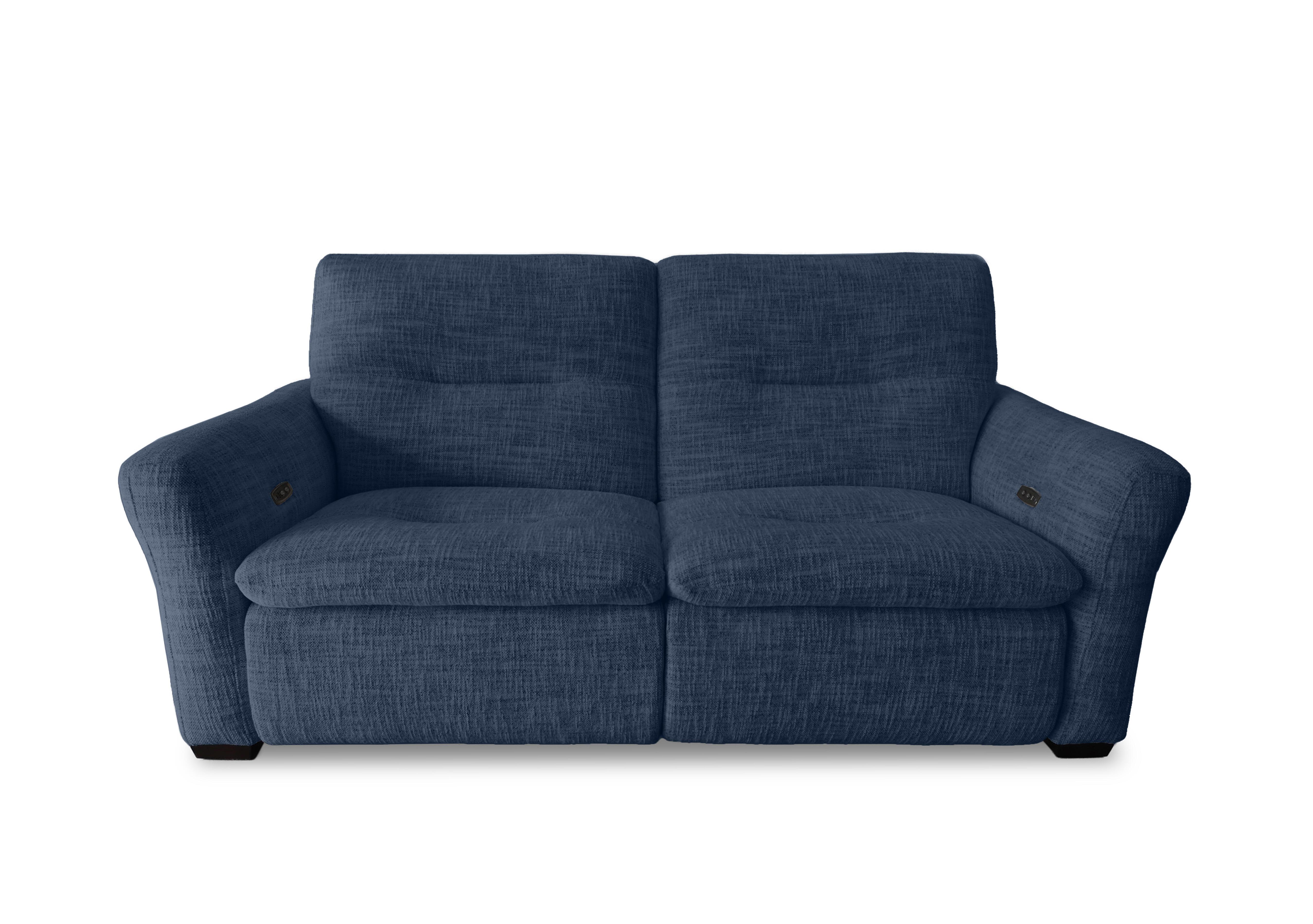 Restore Fabric 3 Seater Power Recliner Sofa in Fab-Mga-R10 Dark Denim on Furniture Village