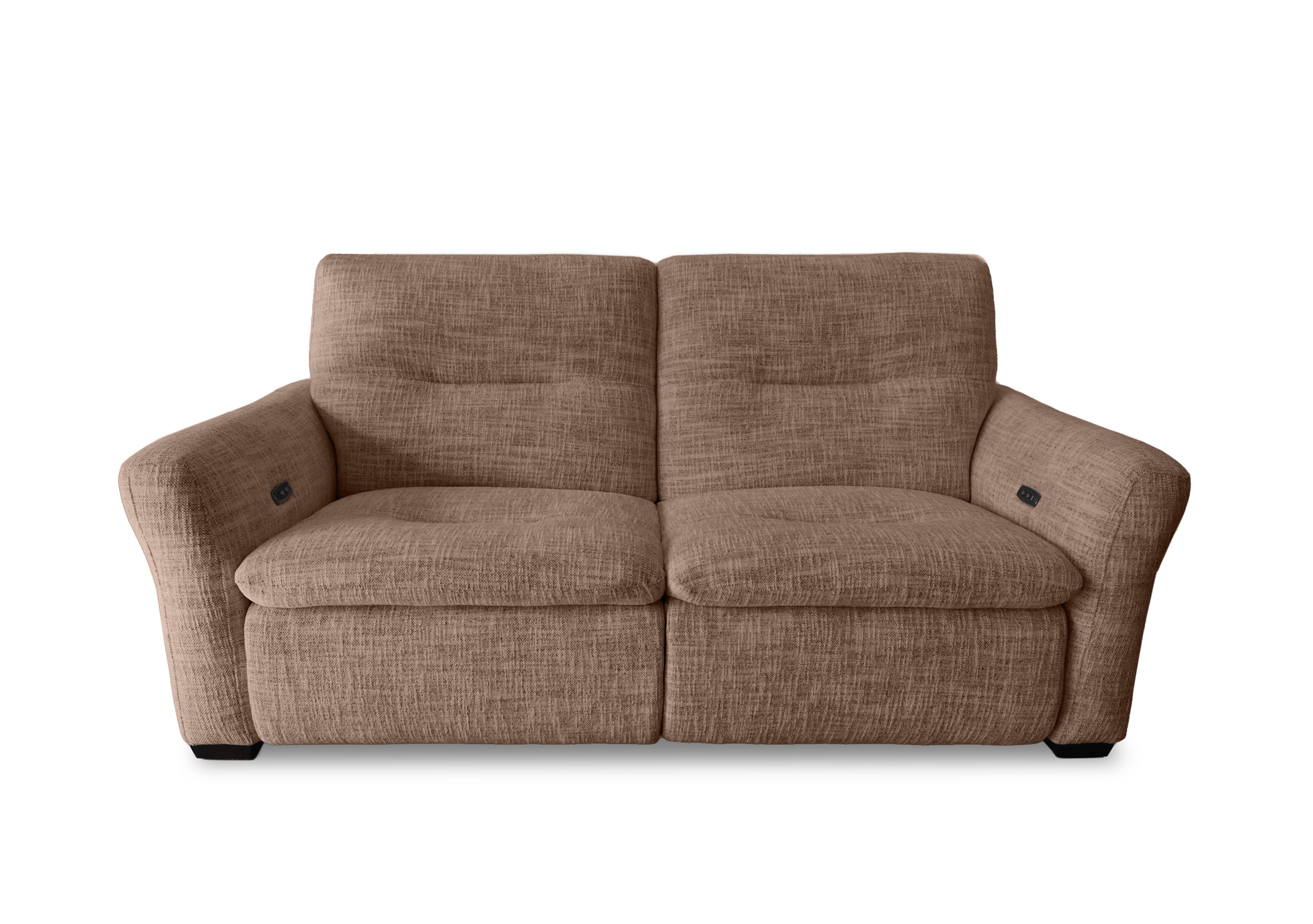 Restore 3 Seater Fabric Sofa in Fab-Mga-R13 Light Brown on Furniture Village