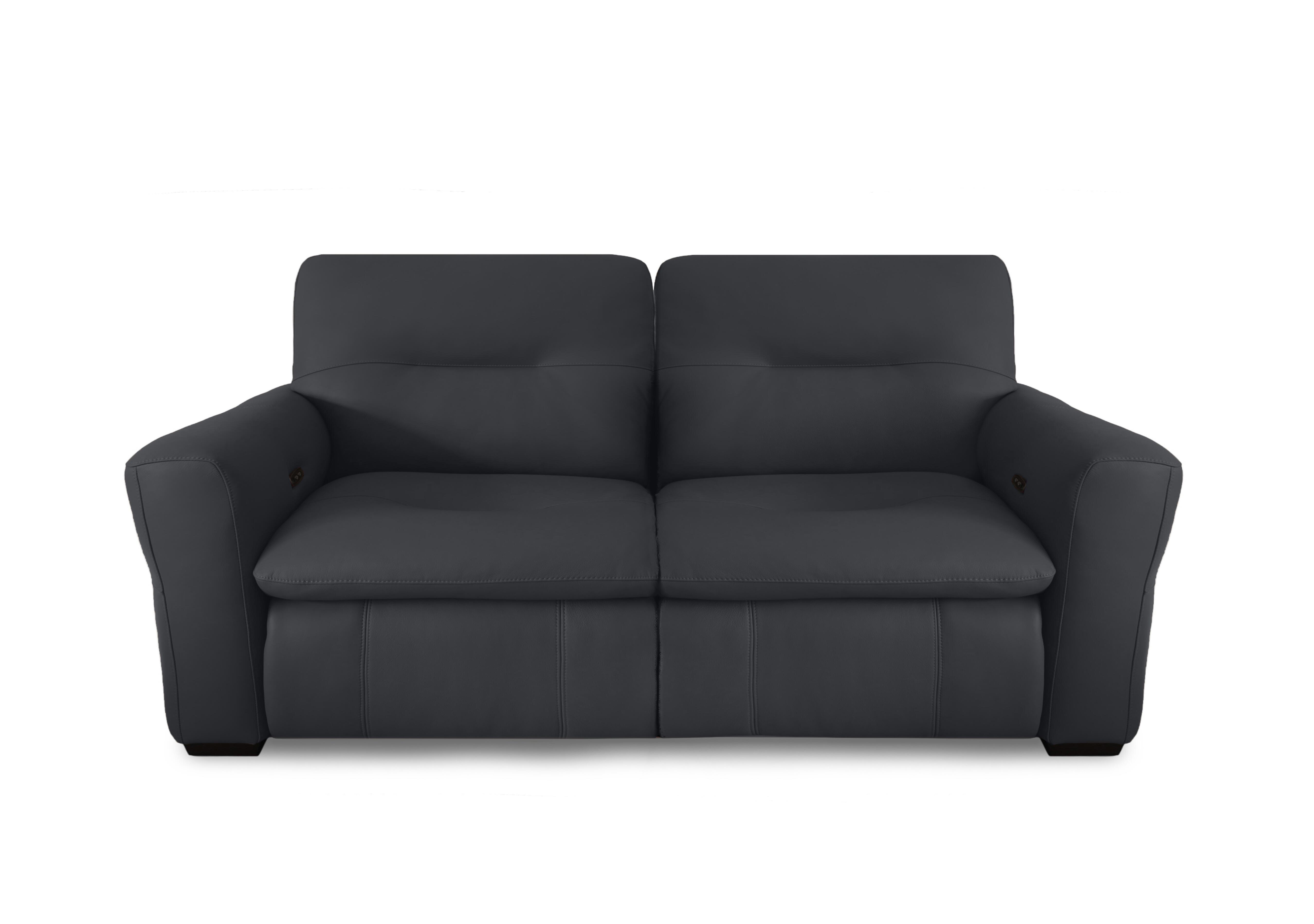 Restore Leather 3 Seater Power Recliner Sofa in Bv-058e Shale Grey on Furniture Village