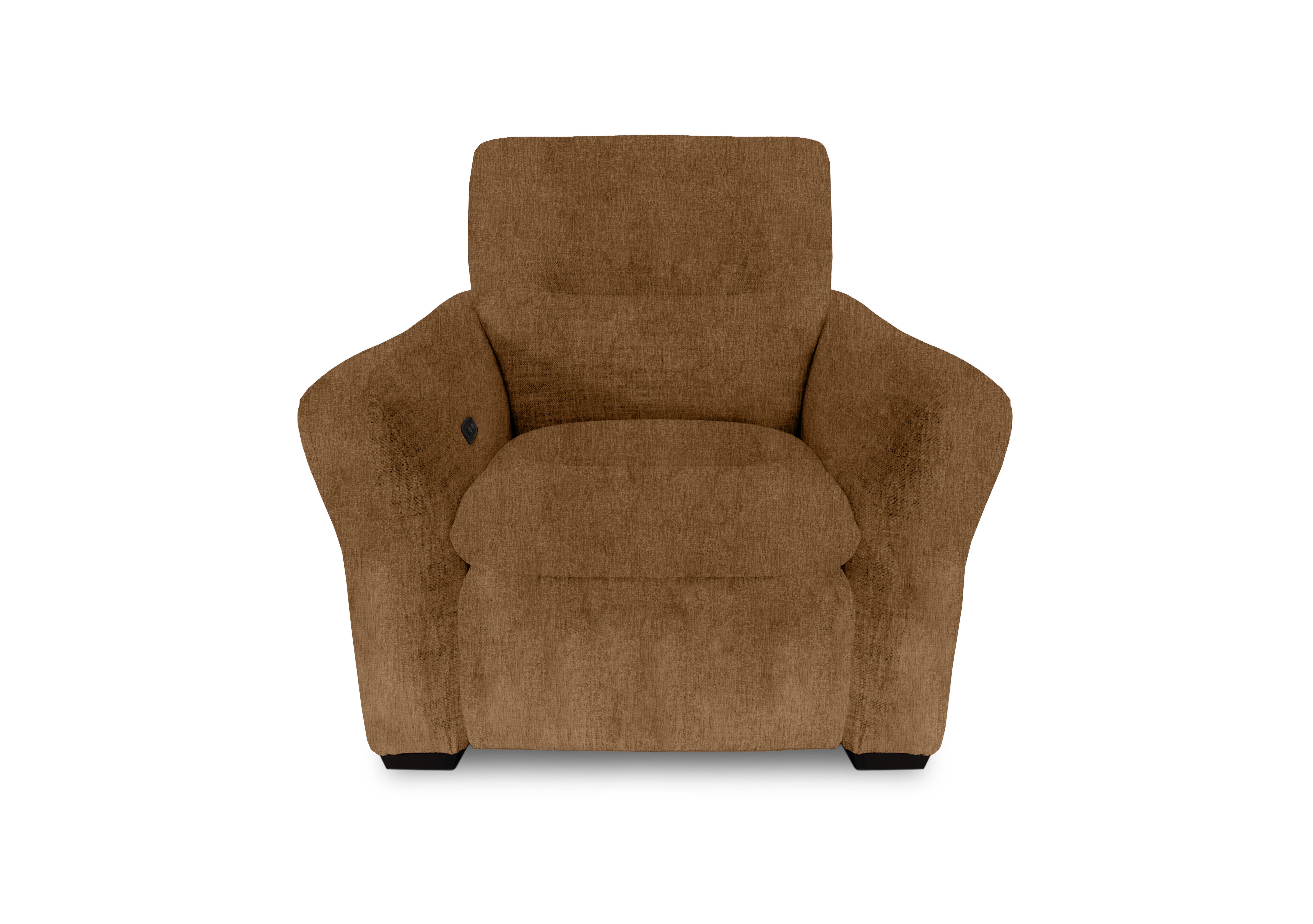 Restore Fabric Power Recliner Chair in Fab-Crn-272 Tumeric on Furniture Village