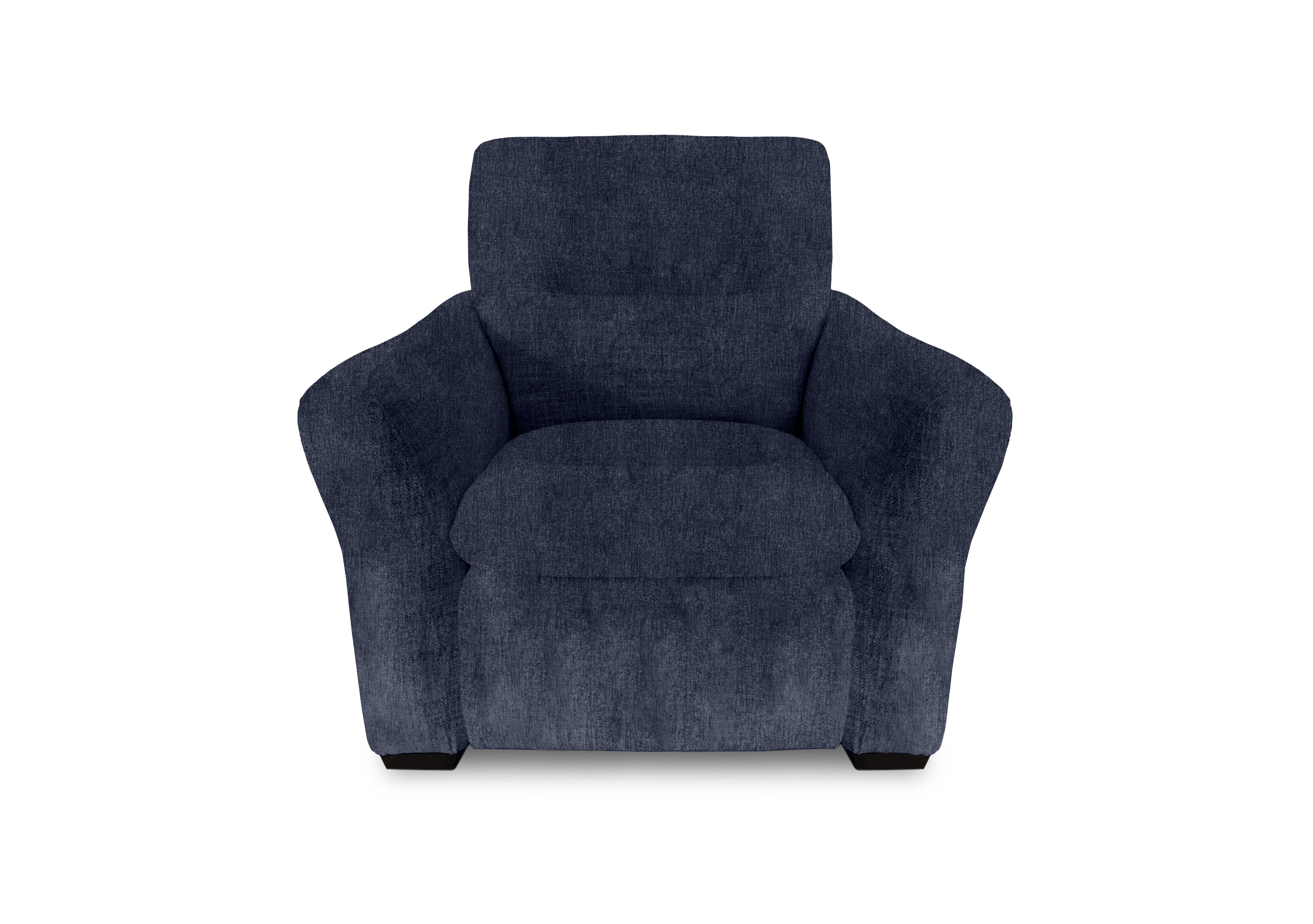 Restore Fabric Armchair in Fab-Crn-R101 Ink on Furniture Village