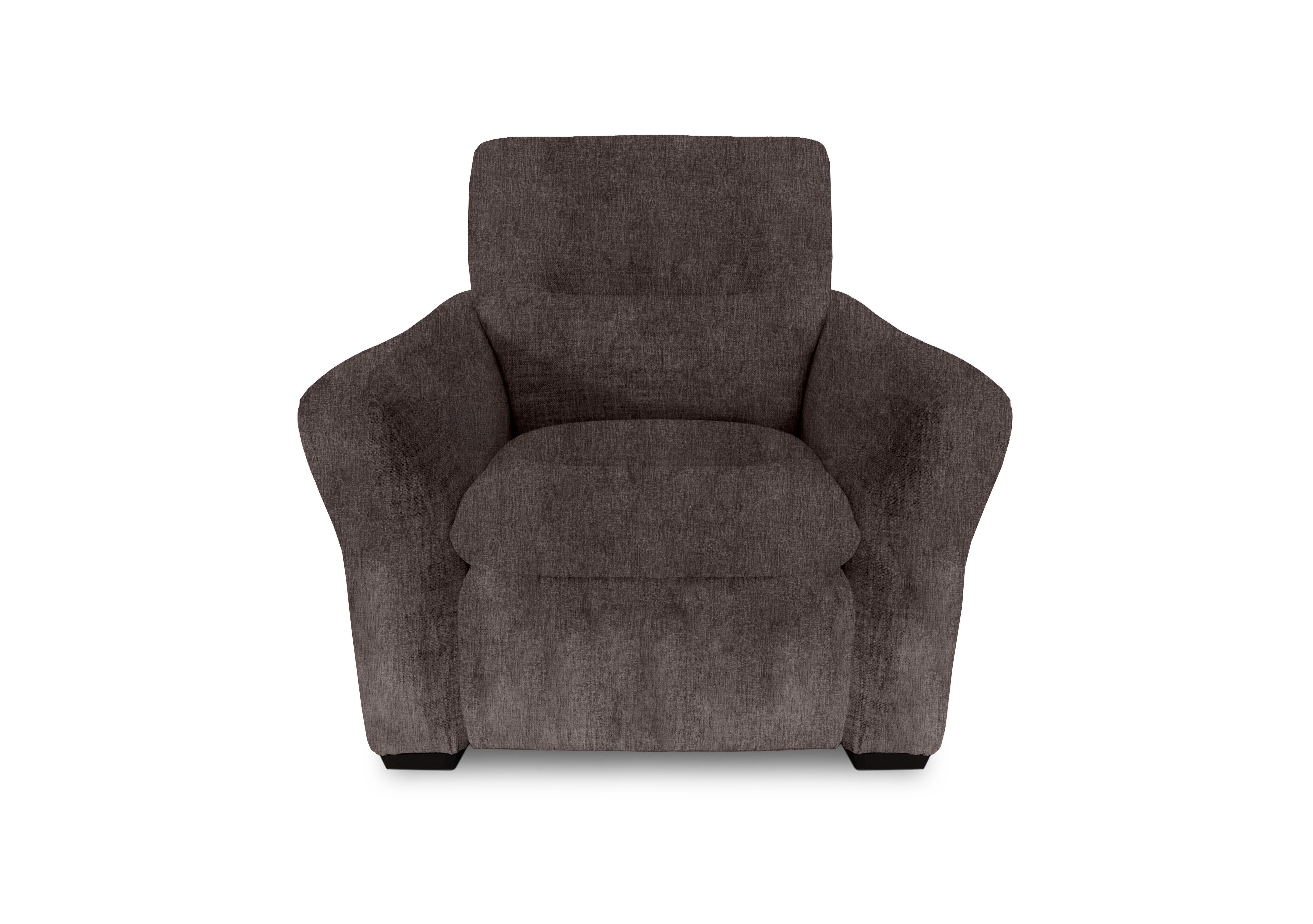 Restore Fabric Armchair in Fab-Crn-R102 Cacao on Furniture Village