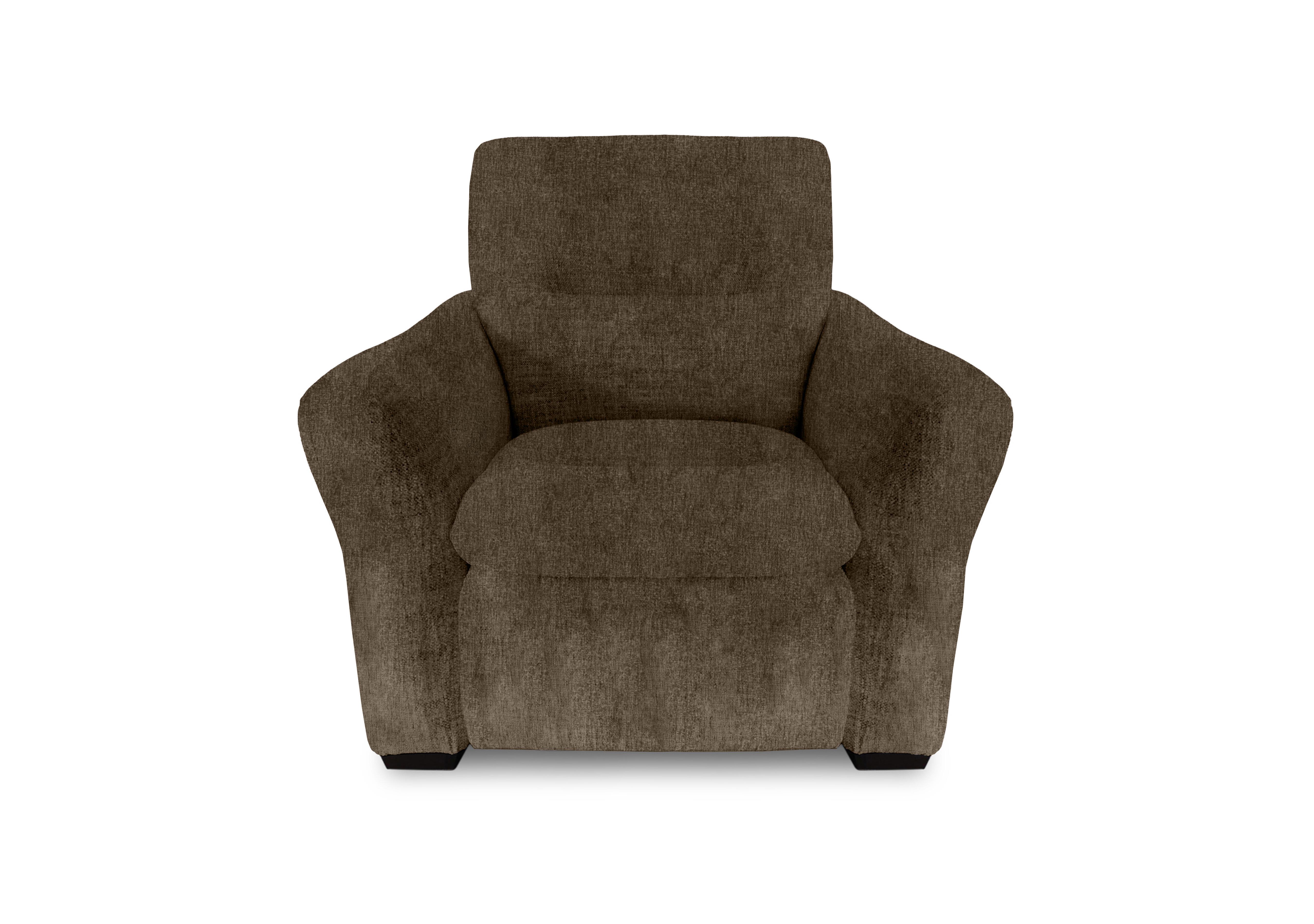 Restore Fabric Armchair in Fab-Crn-R105 Olive on Furniture Village