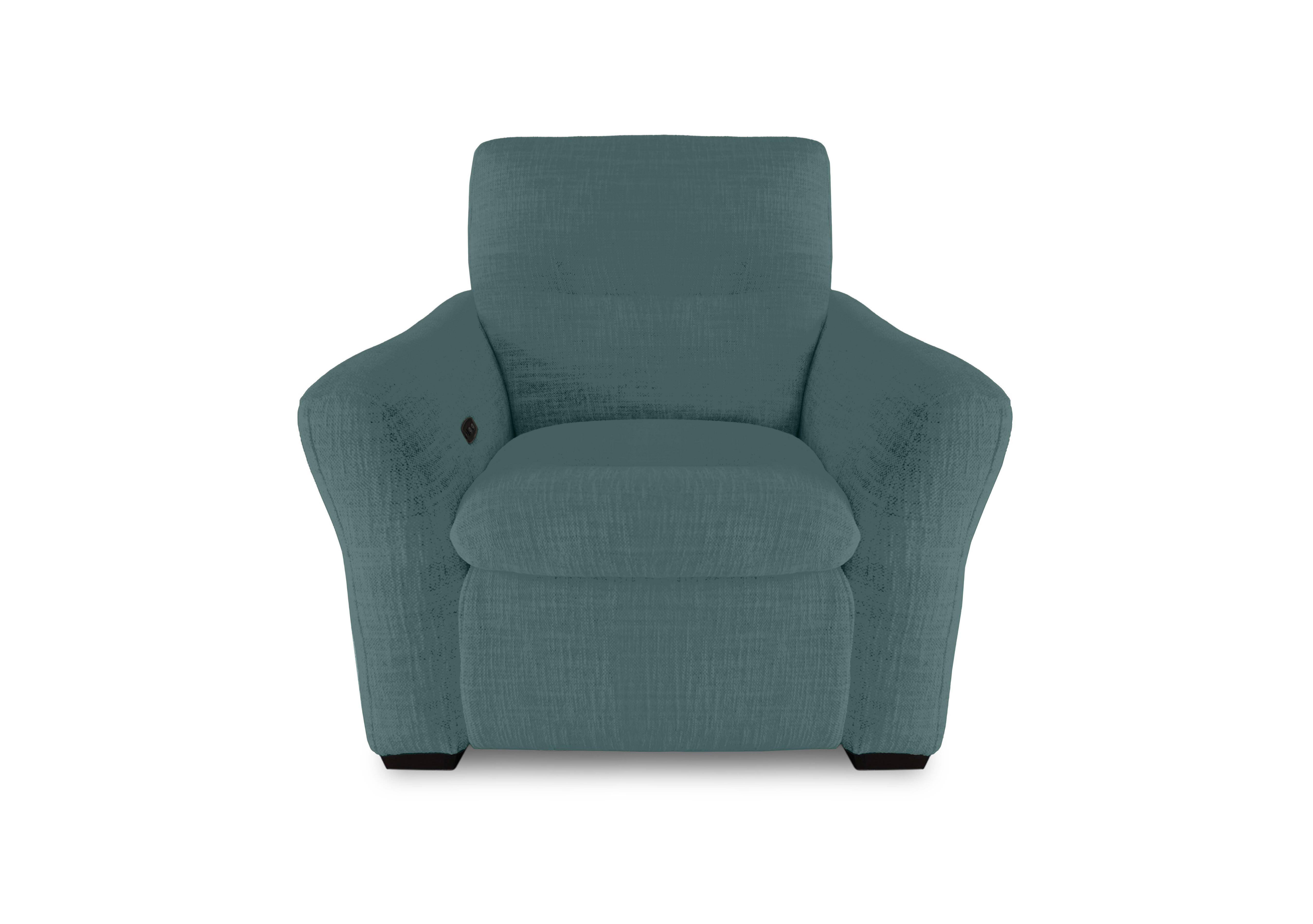 Restore Fabric Power Recliner Chair in Fab-Dab-17 Peacock on Furniture Village