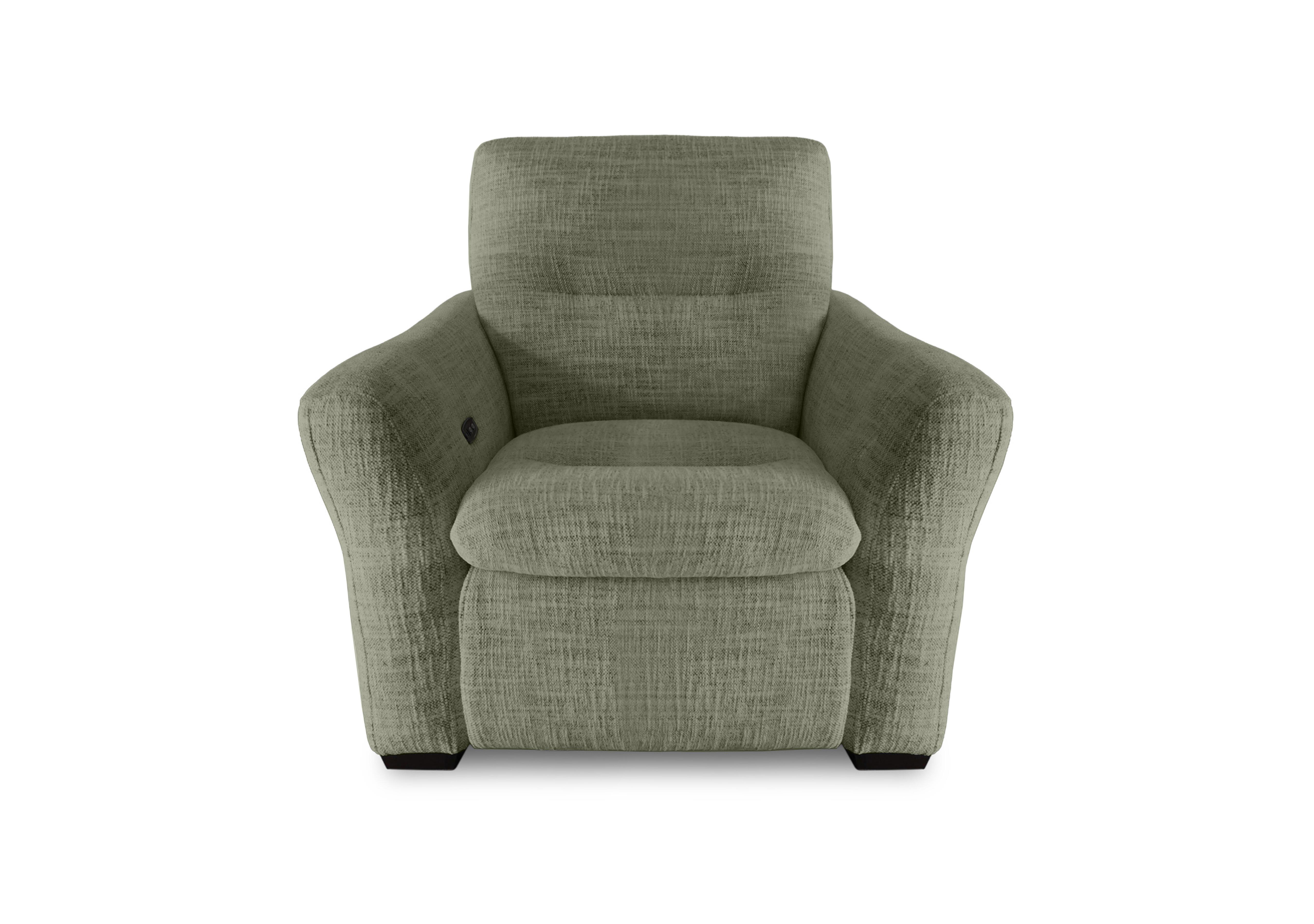 Restore Fabric Armchair in Fab-Mga-R11 Olive Green on Furniture Village