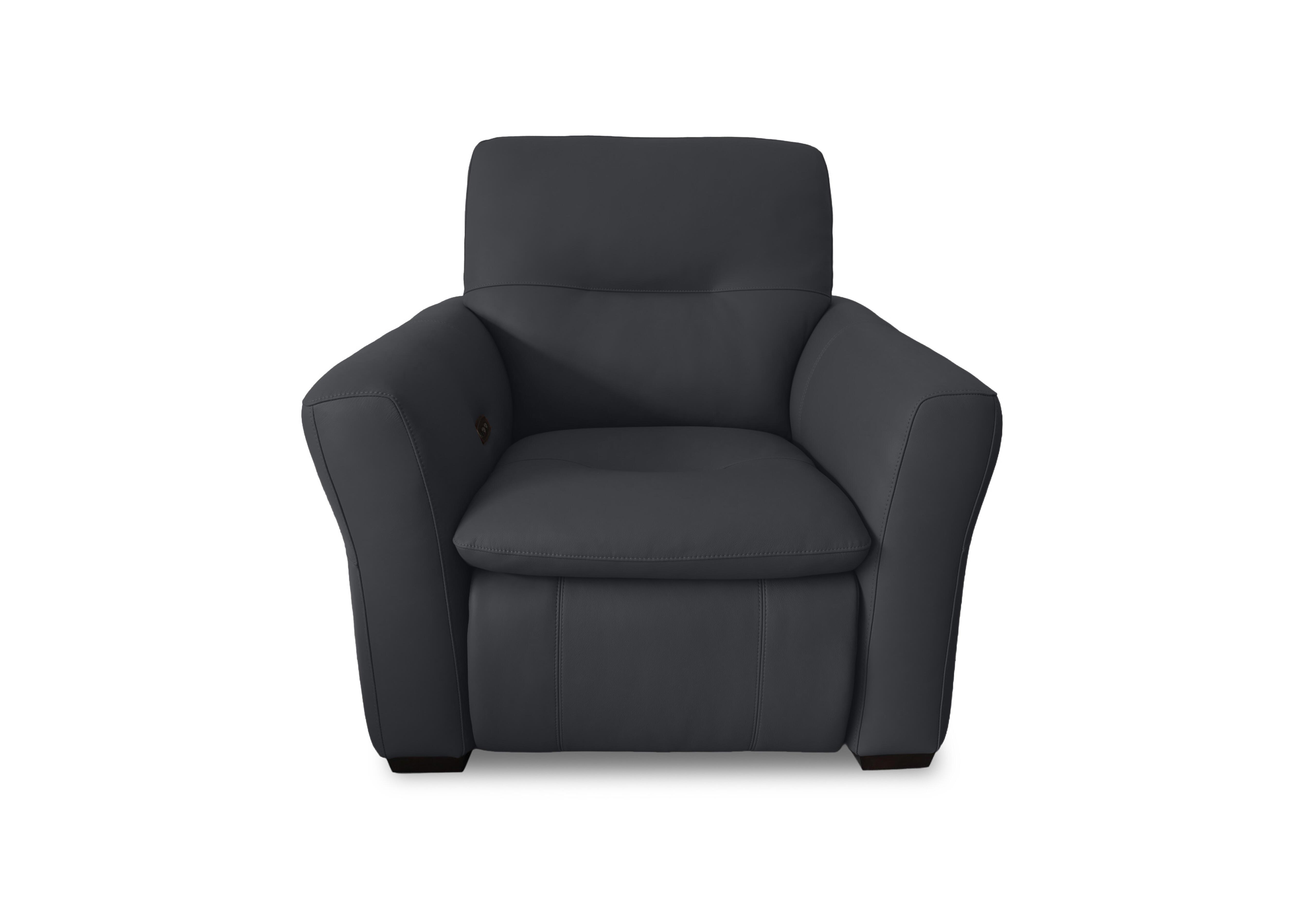 Restore Leather Power Recliner Chair in Bv-058e Shale Grey on Furniture Village