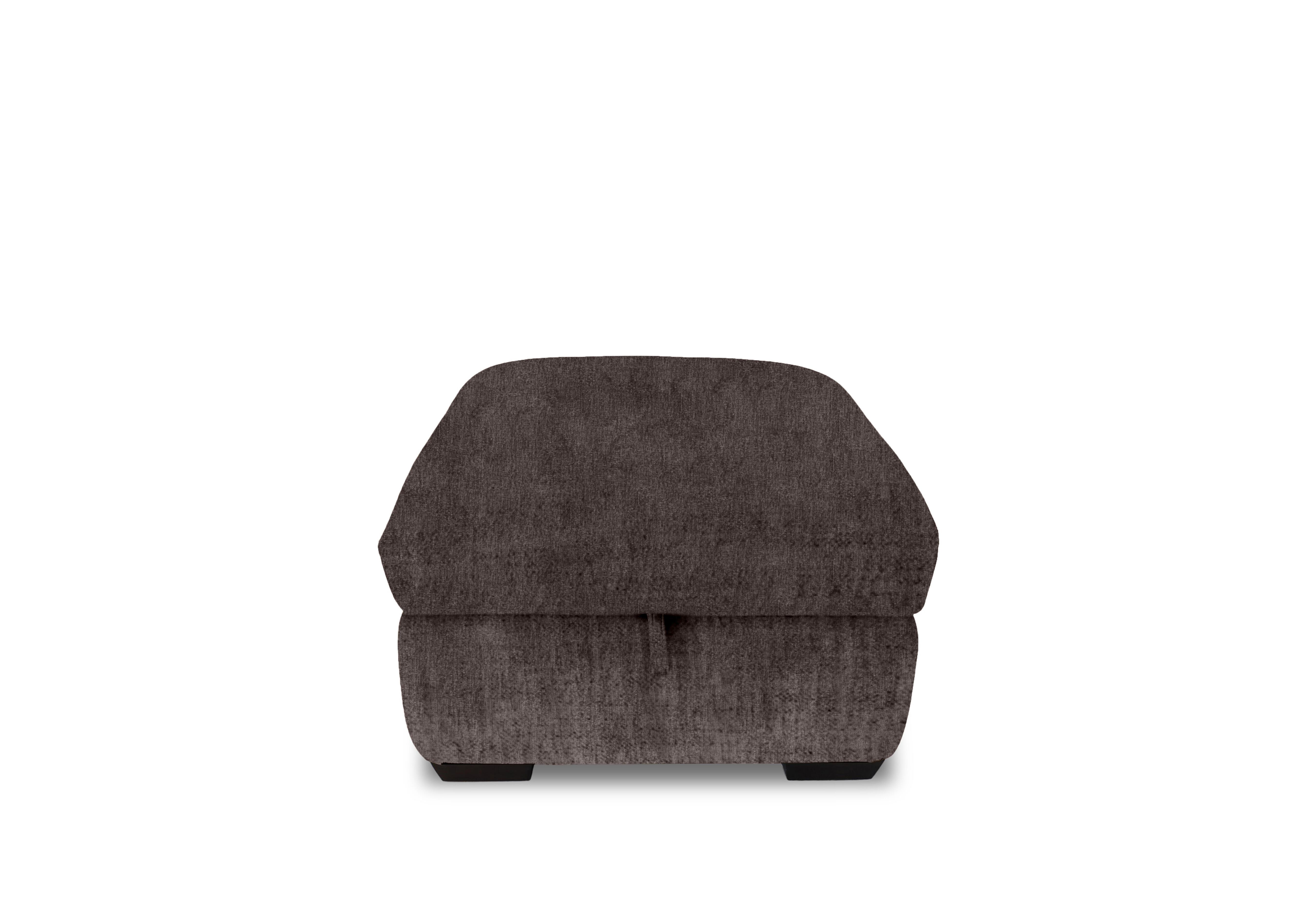 Restore Fabric Storage Footstool in Fab-Crn-102 Cacao on Furniture Village