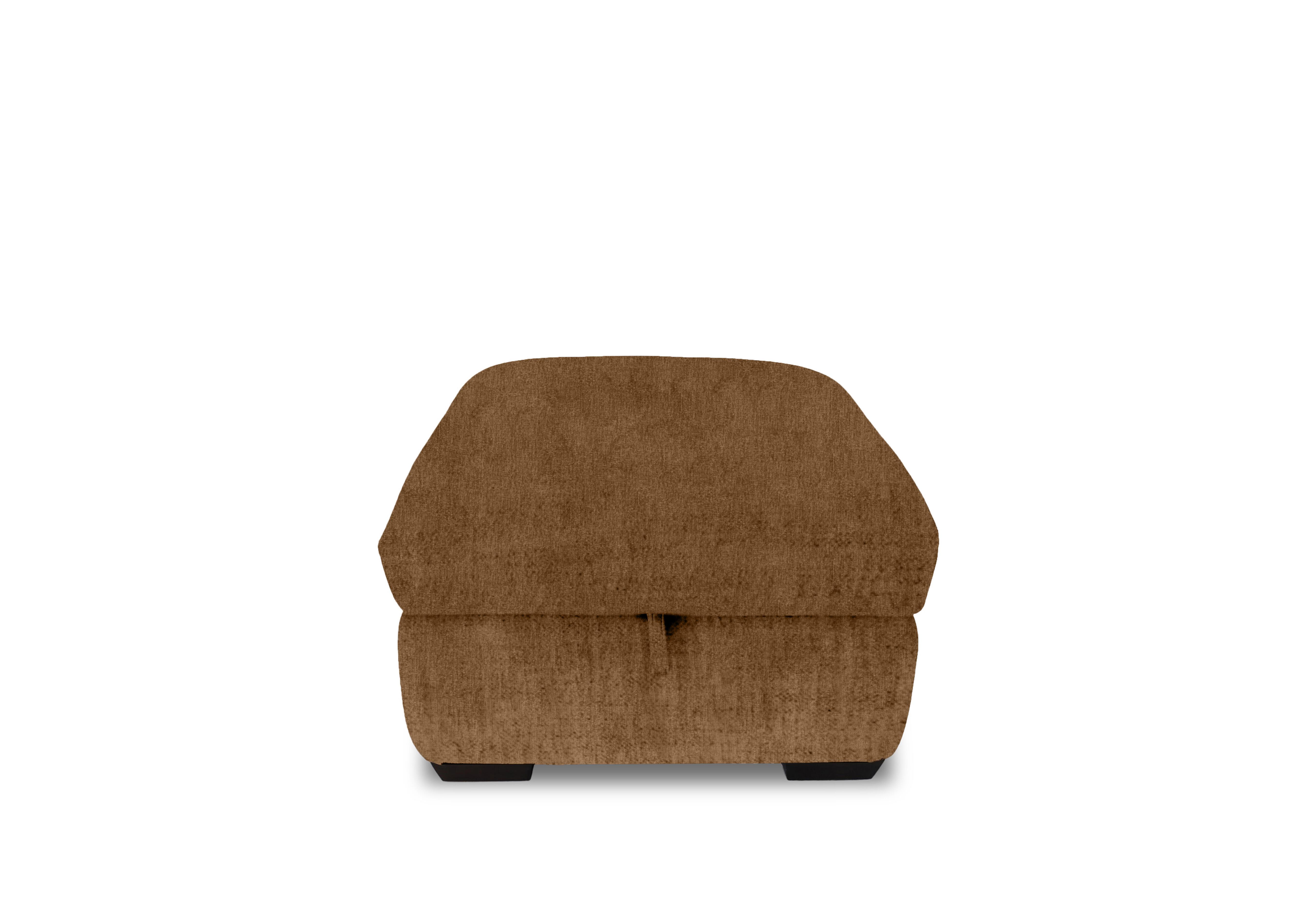 Restore Fabric Storage Footstool in Fab-Crn-272 Tumeric on Furniture Village