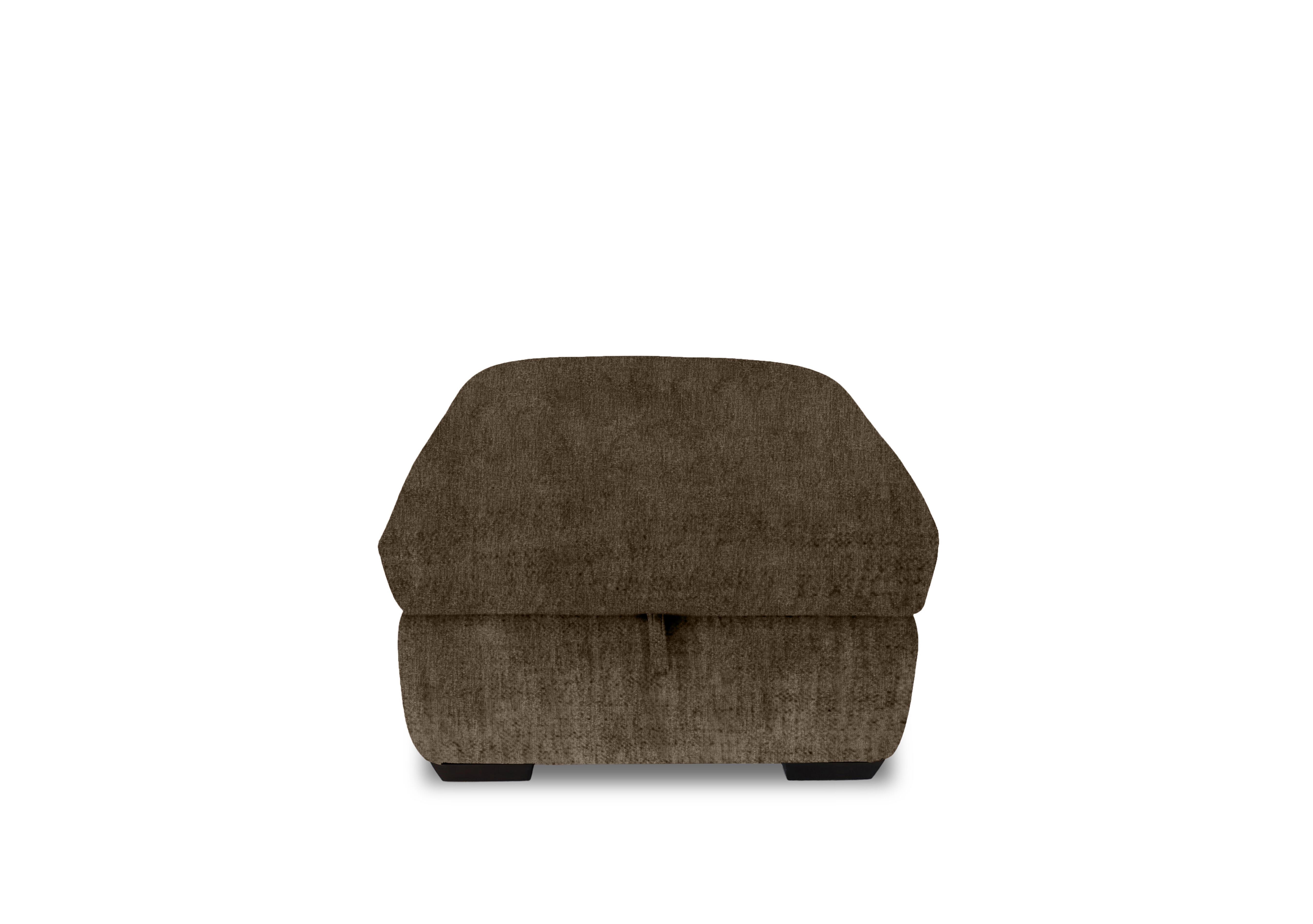 Restore Fabric Storage Footstool in Fab-Crn-R105 Olive on Furniture Village
