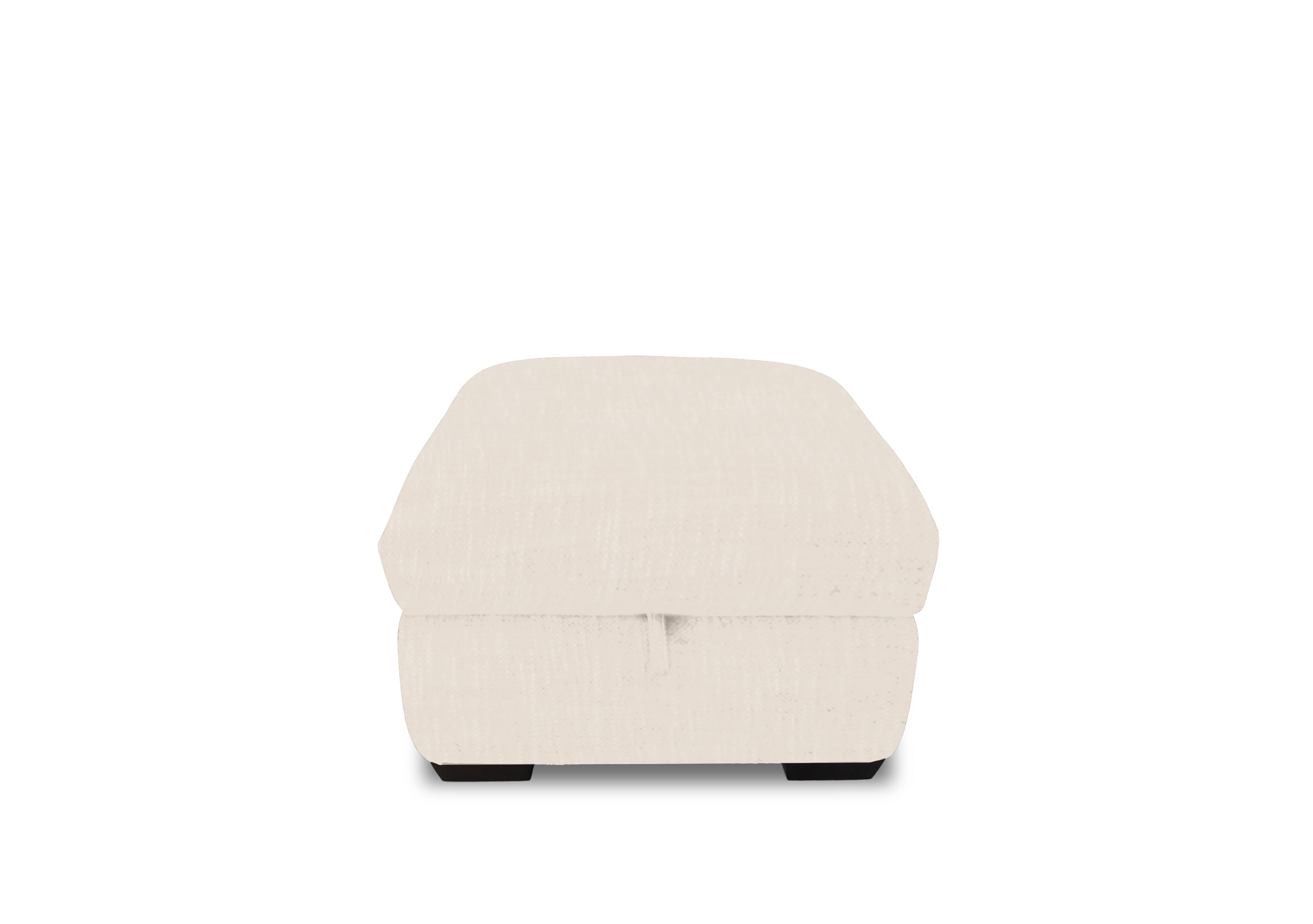 Restore Fabric Storage Footstool in Fab-Dab-R05 Cream on Furniture Village