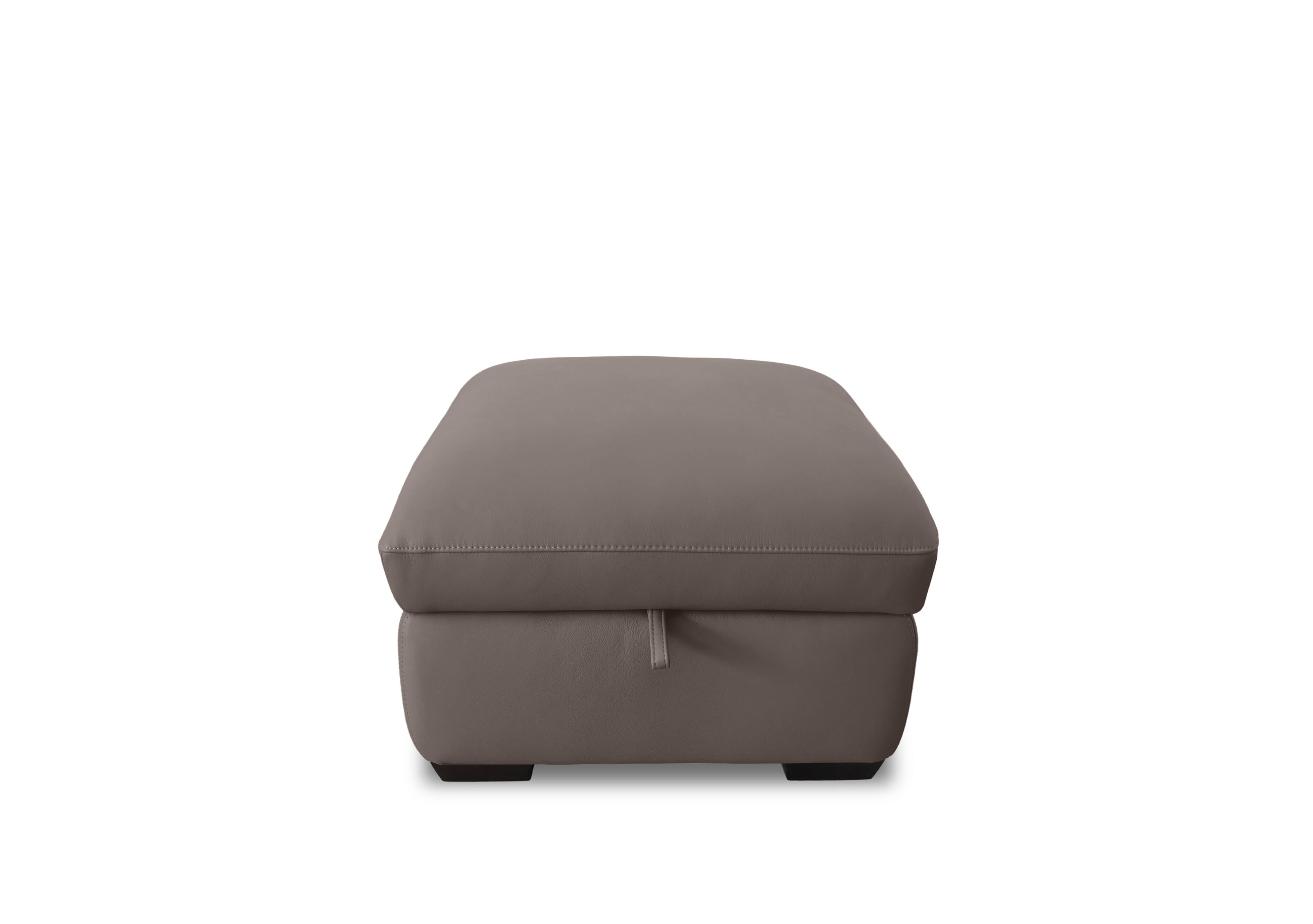 Restore Leather Storage Footstool in Bv-042e Elephant on Furniture Village