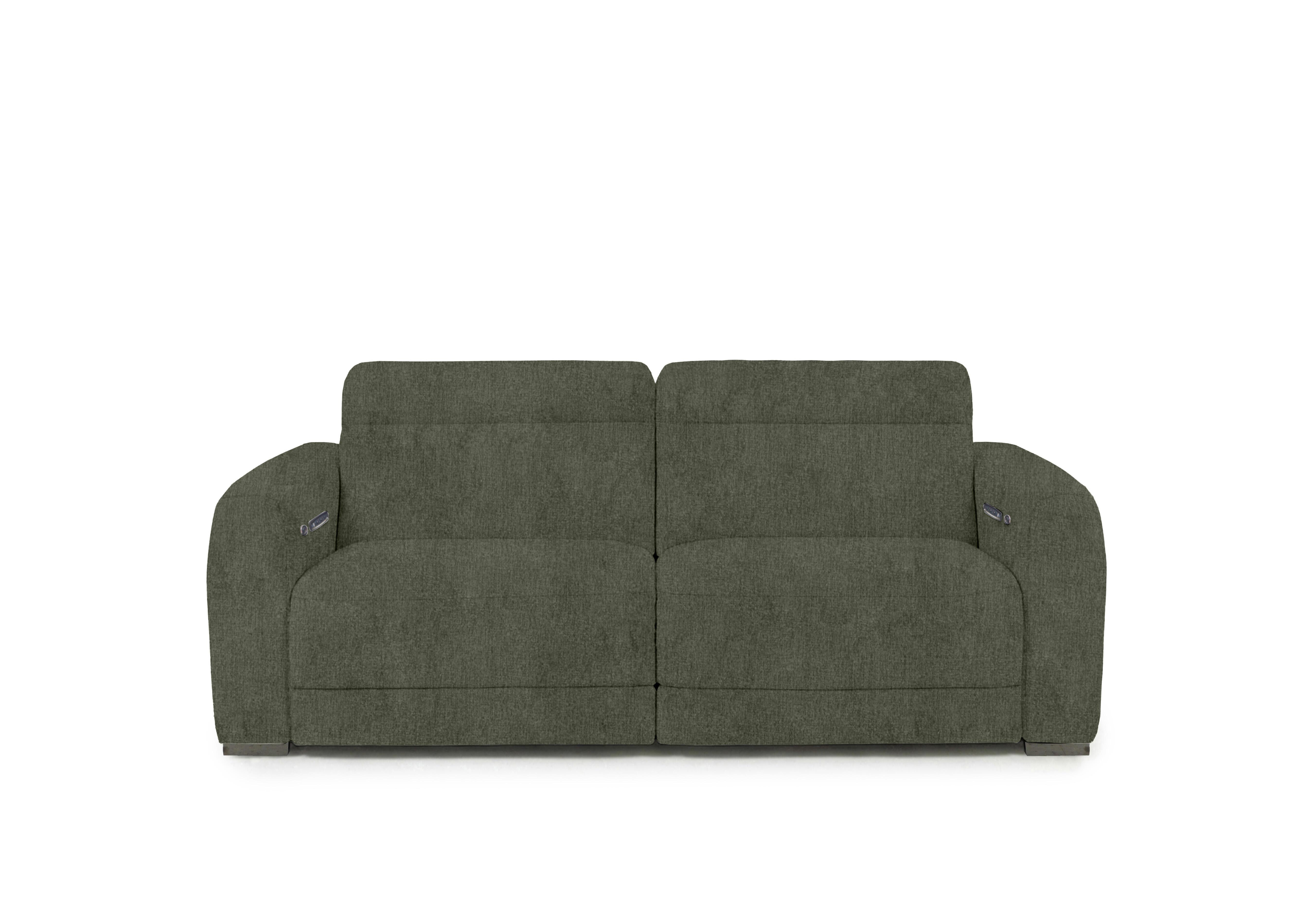 Edison Fabric 2 Seater Sofa in Fab-Crn-R353 Forest Green Gm on Furniture Village