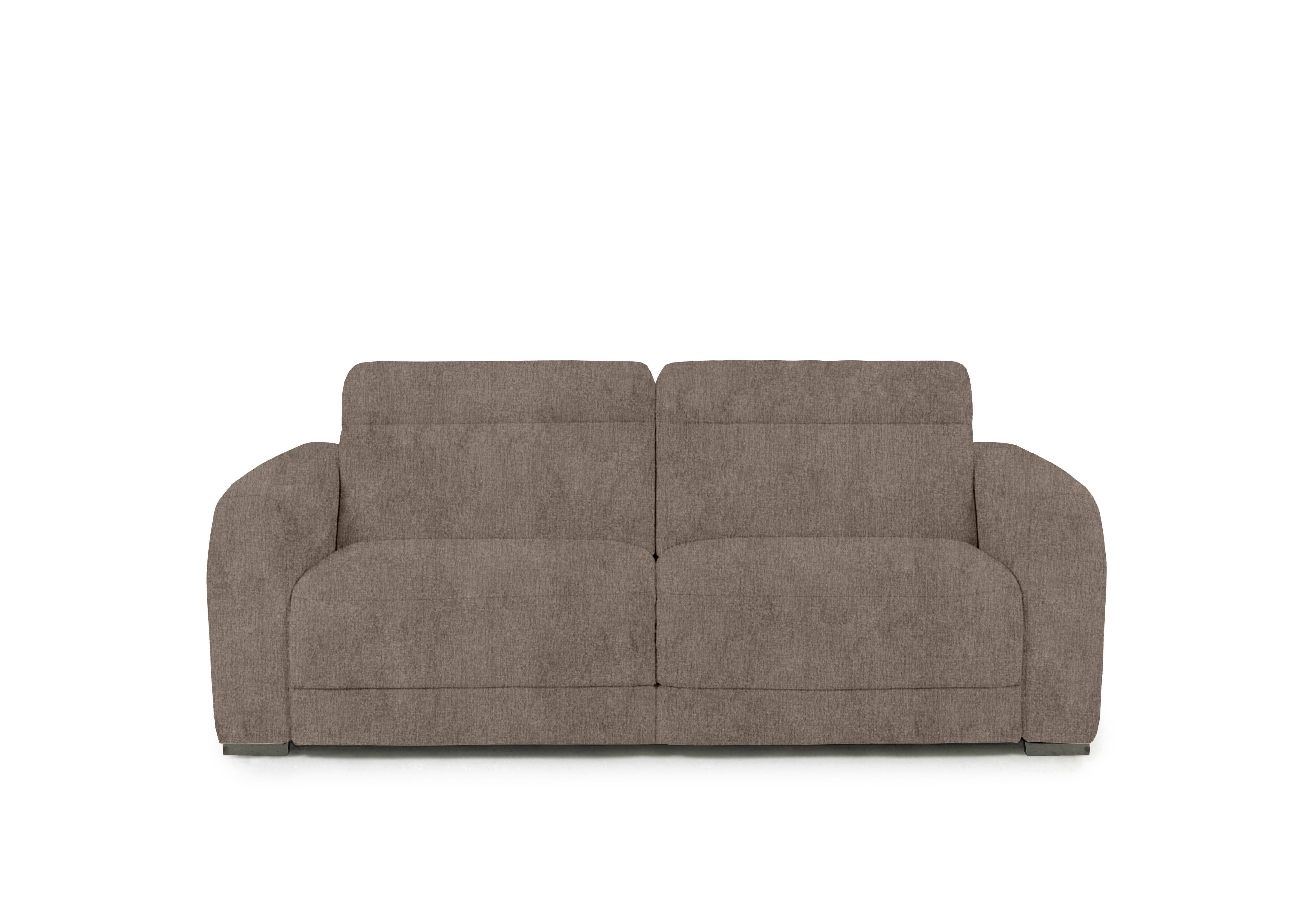 Edison Fabric 2 Seater Sofa in Fab-Crn-R431 Brown Gm on Furniture Village