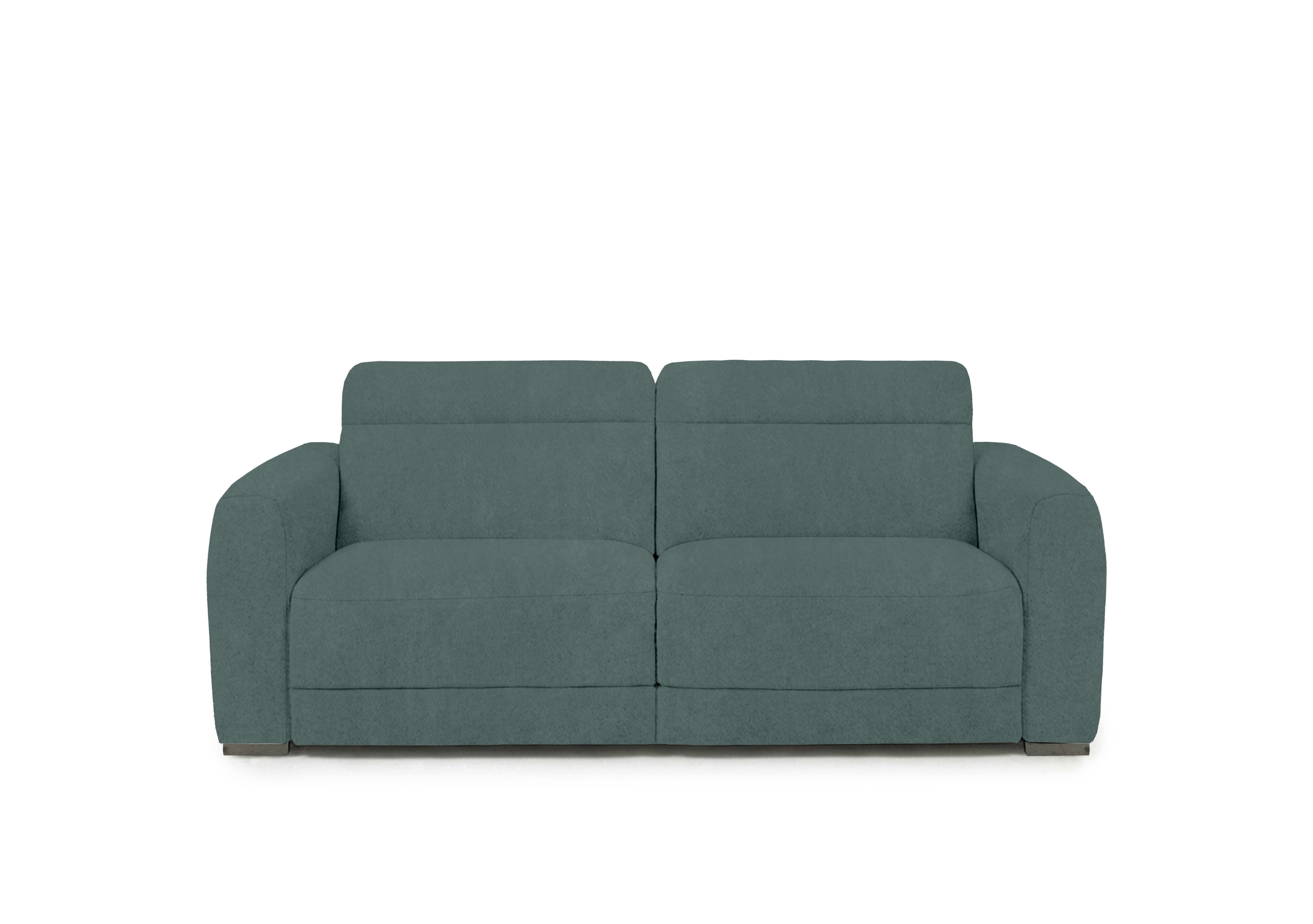 Edison Fabric 2 Seater Sofa in Fab-Dab-R17 Peacock Gm on Furniture Village