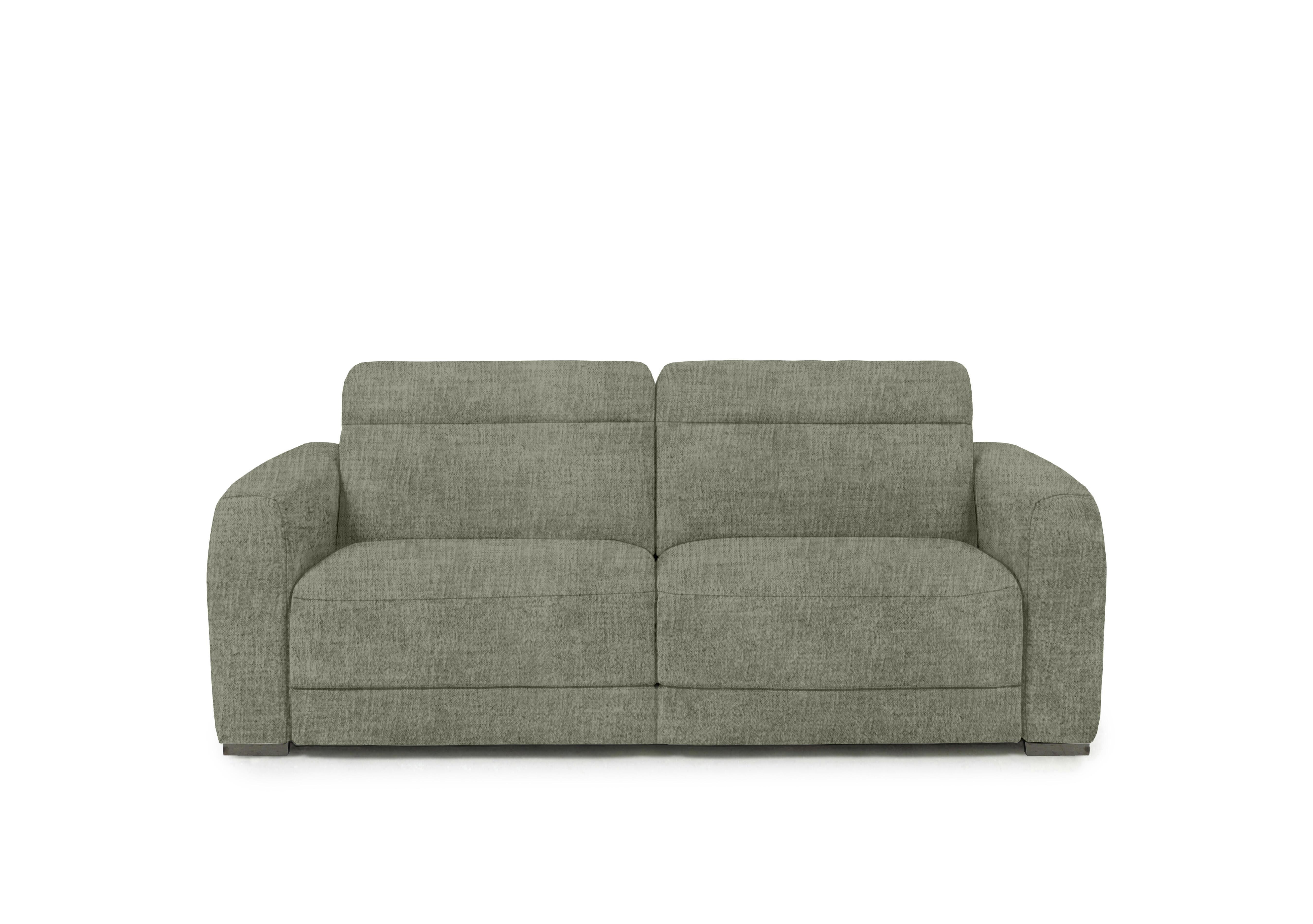 Edison Fabric 2 Seater Sofa in Fab-Mga-R11 Olive Green Gm on Furniture Village