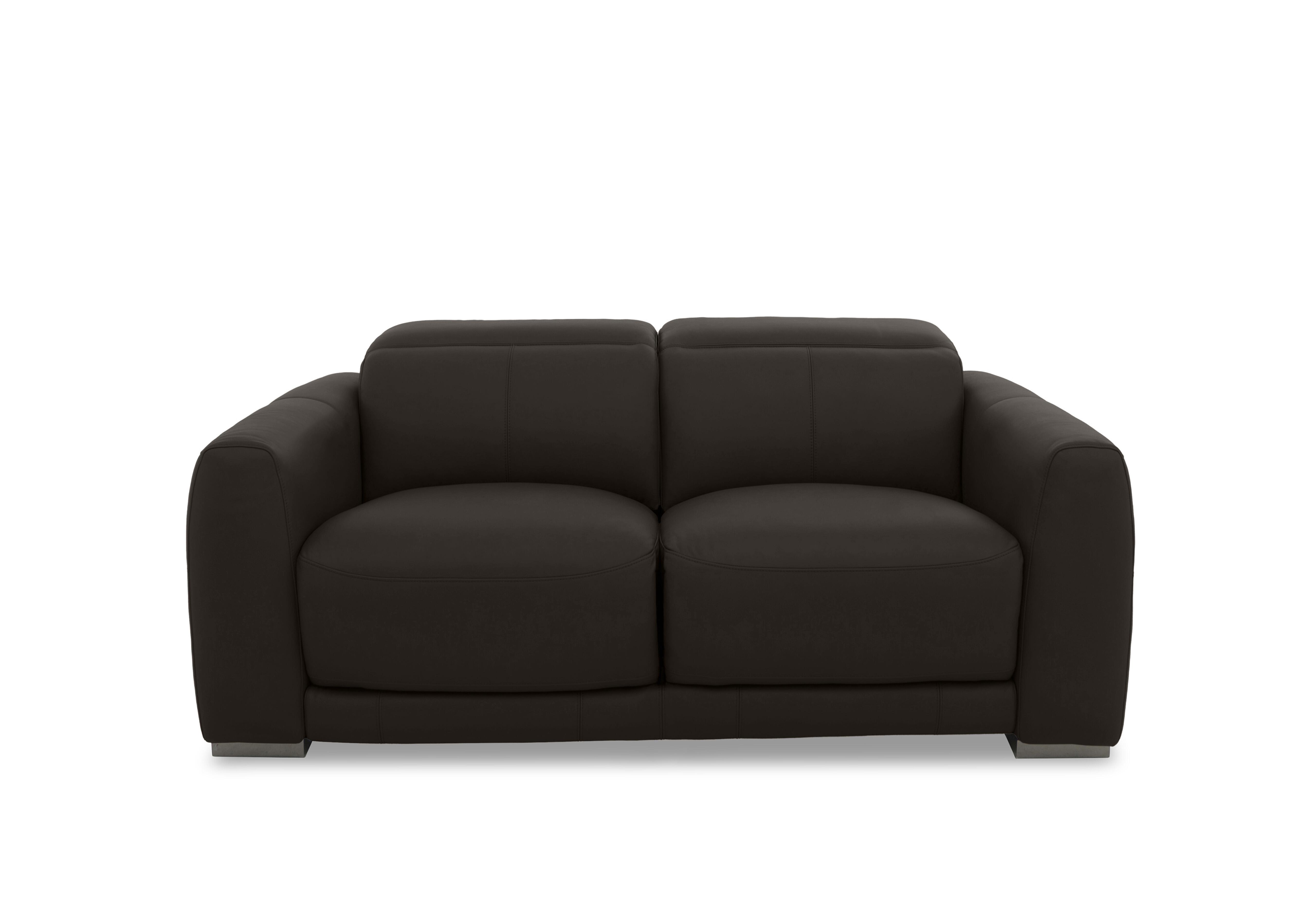 Edison Leather 2 Seater Sofa in Nw-1748 Dark Chocolate Gm on Furniture Village