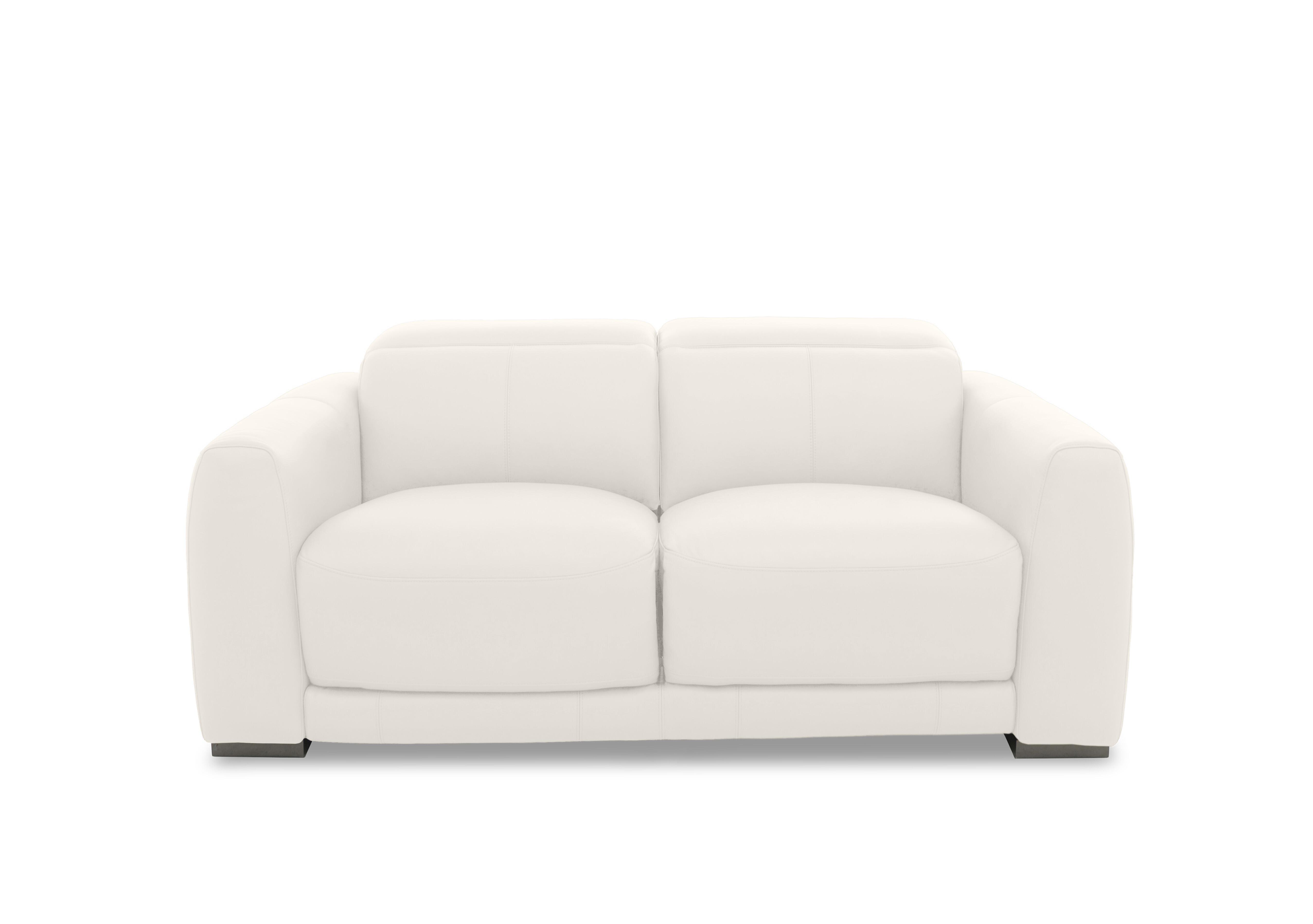 Edison Leather 2 Seater Sofa in Nw-420e Star White Gm on Furniture Village