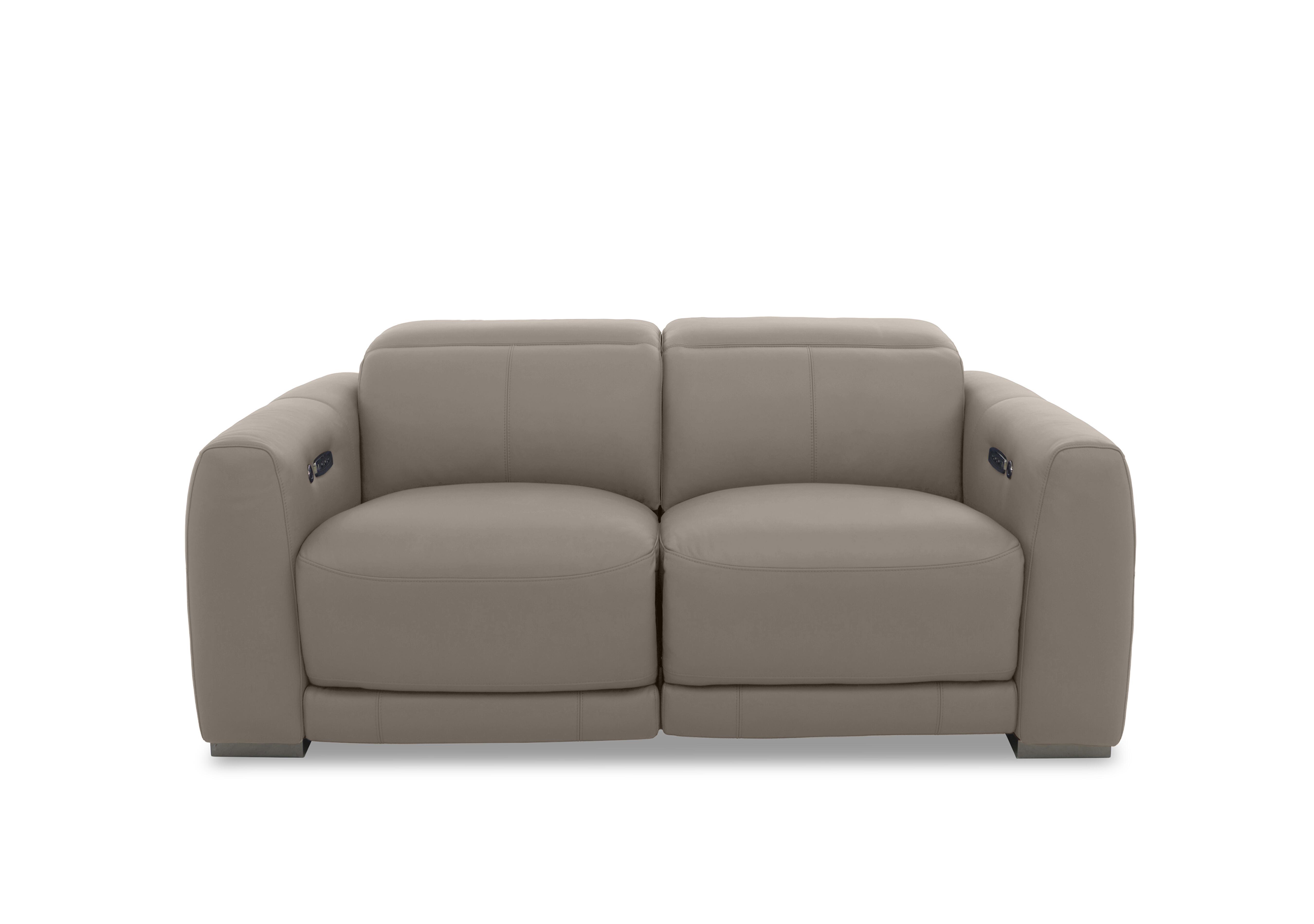 Edison Leather 2 Seater Sofa in Nw-513e Pine Bark Gm on Furniture Village