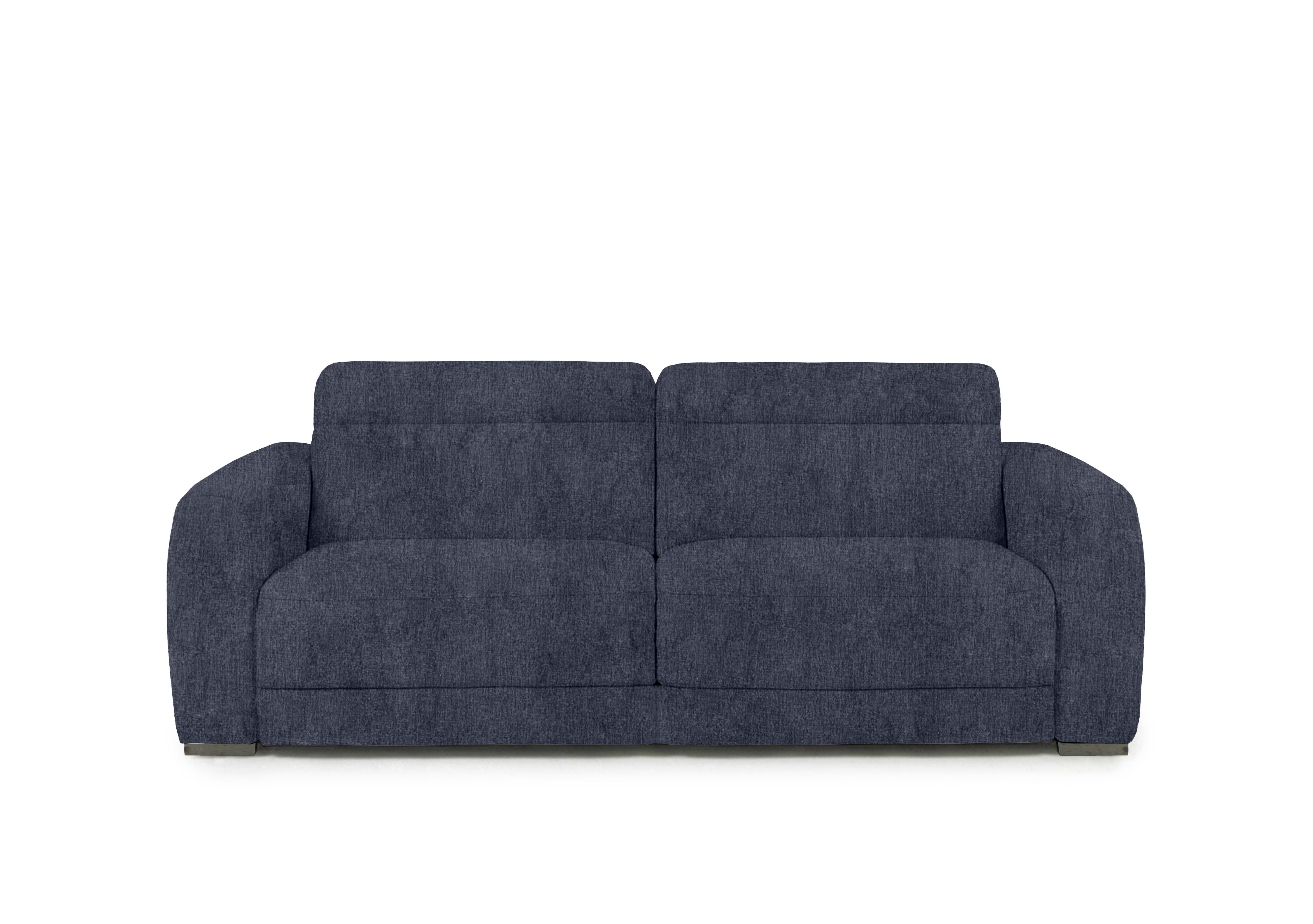 Edison Fabric 3 Seater Sofa in Fab-Crn-R101 Ink Gm on Furniture Village