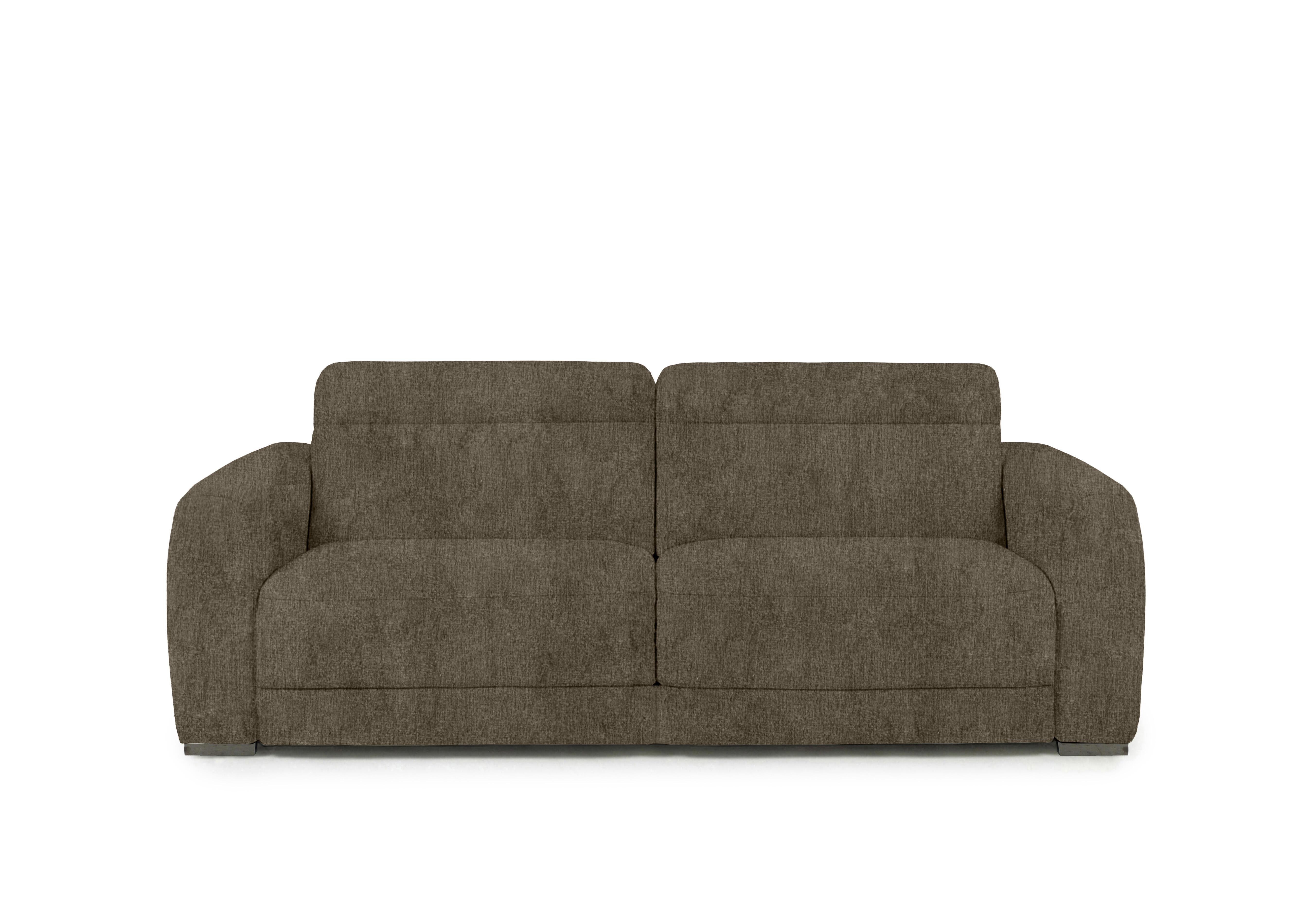 Edison Fabric 3 Seater Sofa in Fab-Crn-R105 Olive Gm on Furniture Village