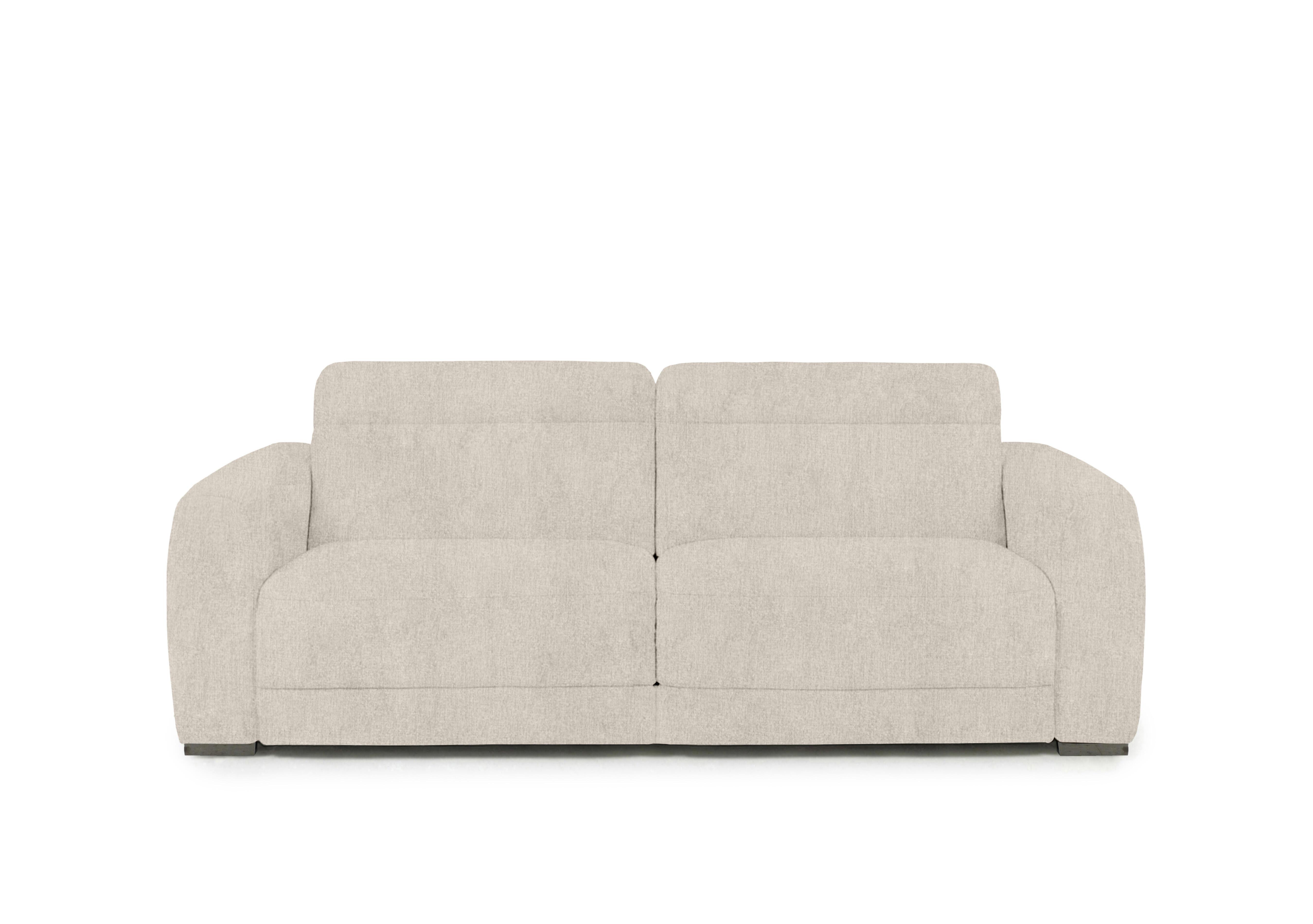Edison Fabric 3 Seater Sofa in Fab-Crn-R120 Beige Gm on Furniture Village
