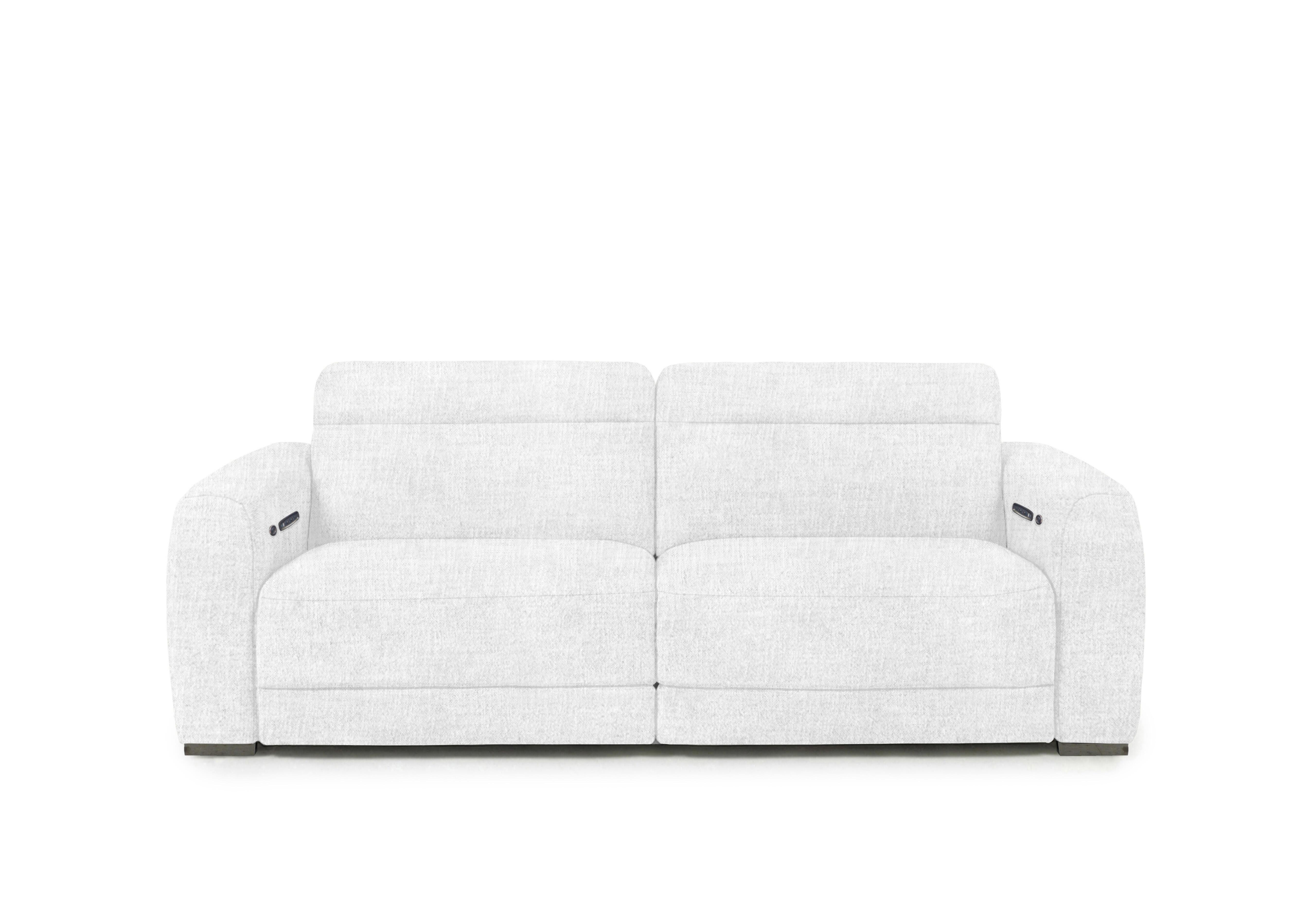 Edison Fabric 3 Seater Sofa in Fab-Mga-R06 Silver Green Gm on Furniture Village