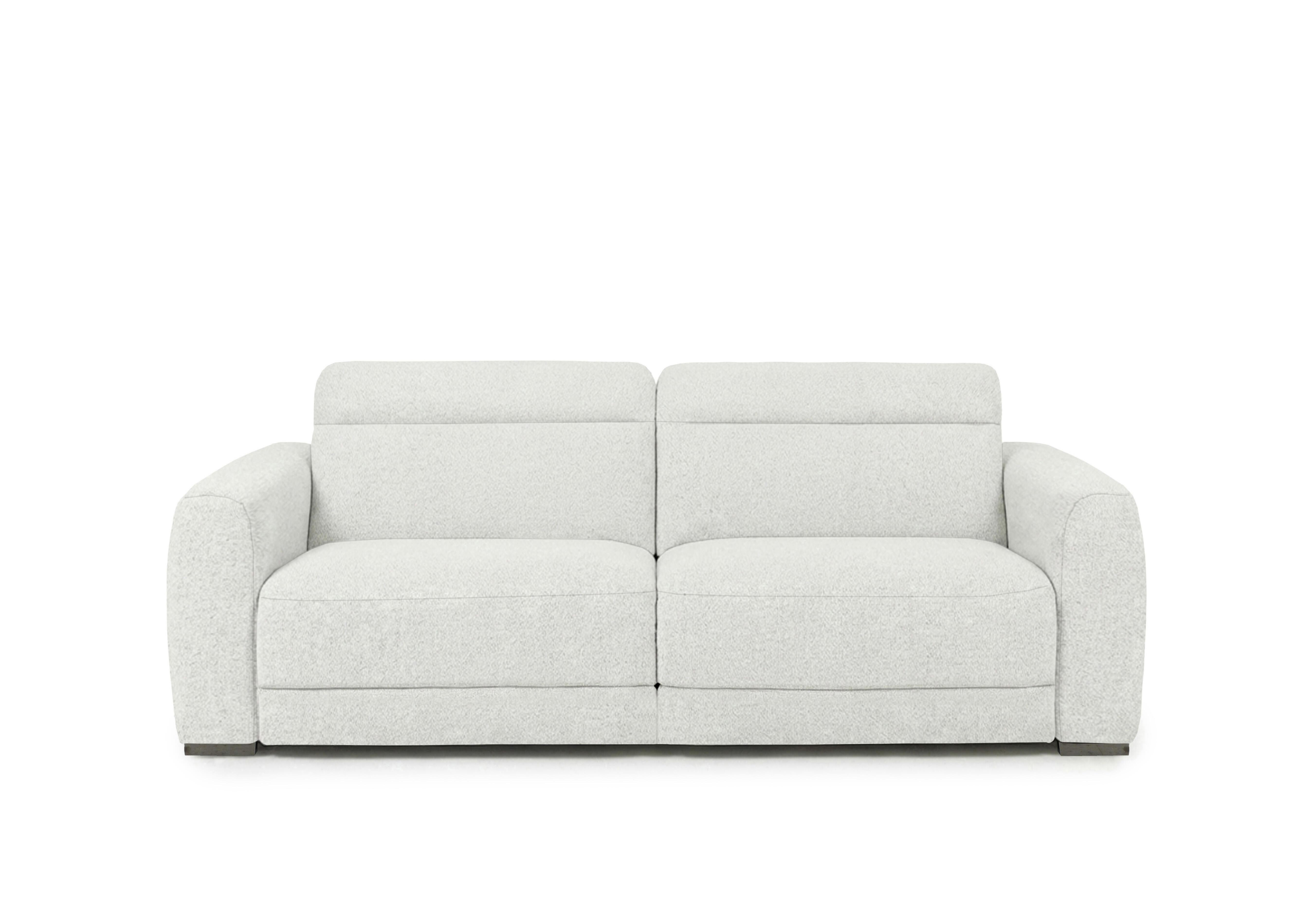 Edison Fabric 3 Seater Sofa in Fab-Mil-R104 Oyster Gm on Furniture Village