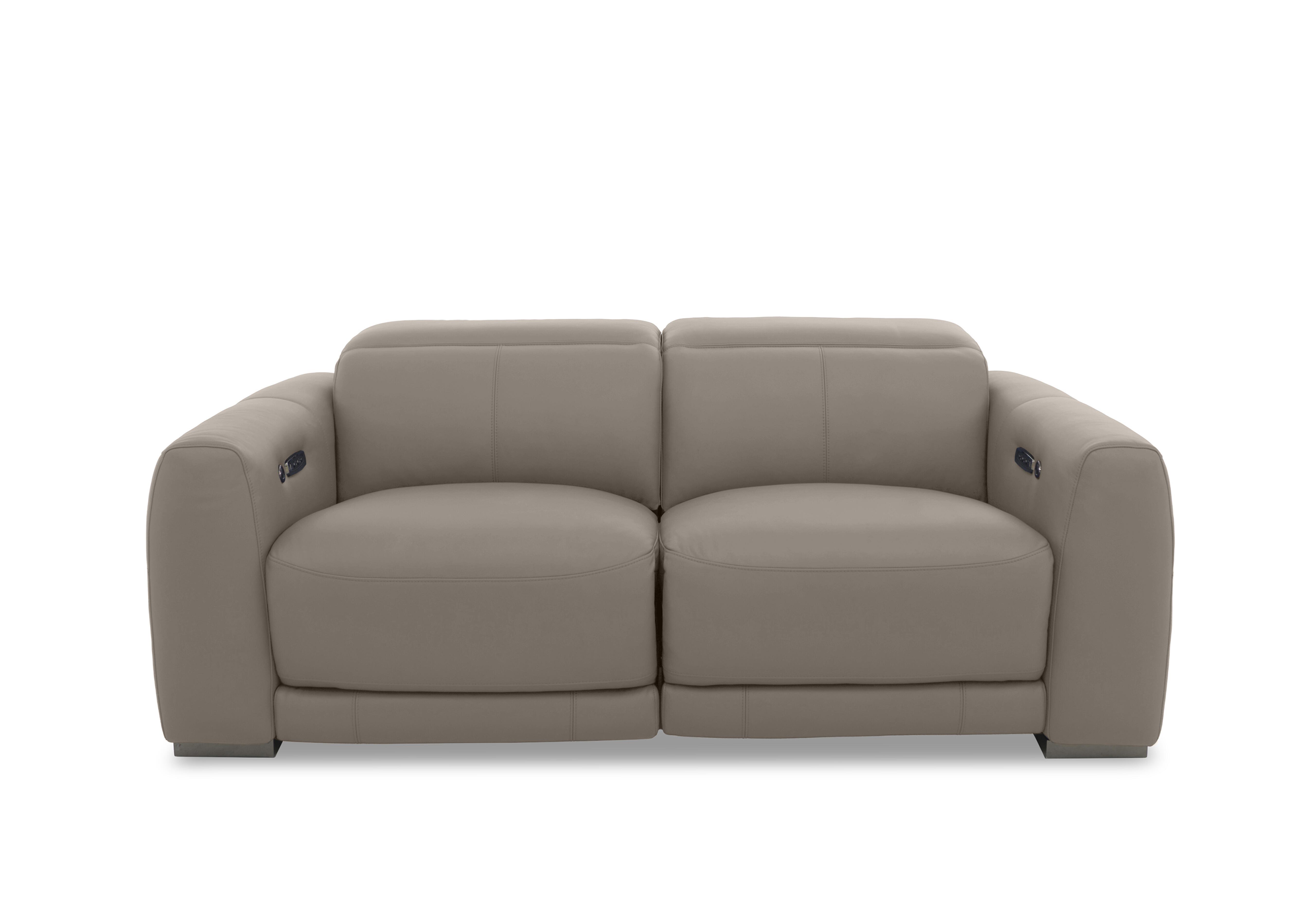 Edison Leather 3 Seater Sofa in Nw-513e Pine Bark Gm on Furniture Village