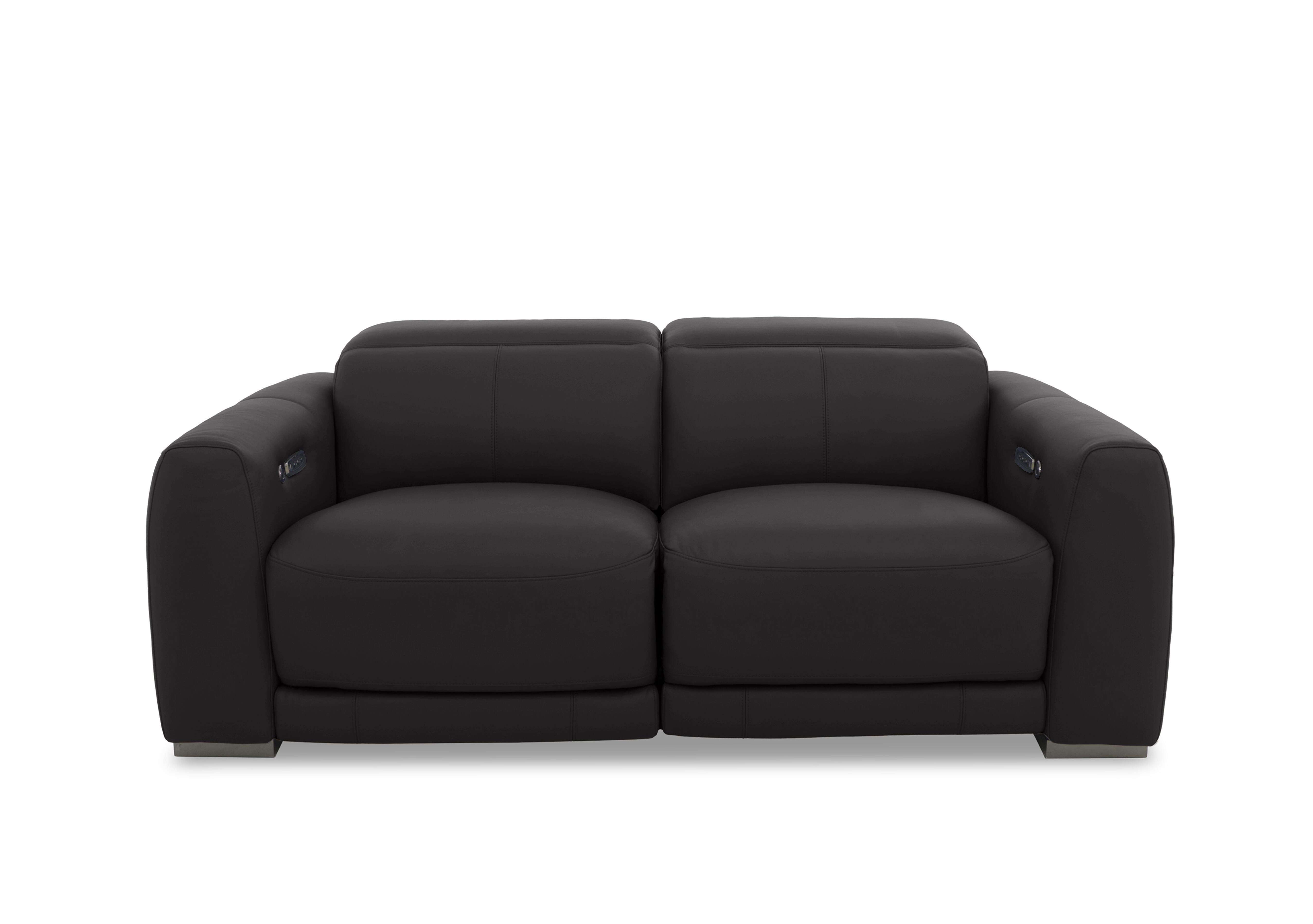 Edison Leather 3 Seater Sofa in Nw-517e Shale Grey Gm on Furniture Village
