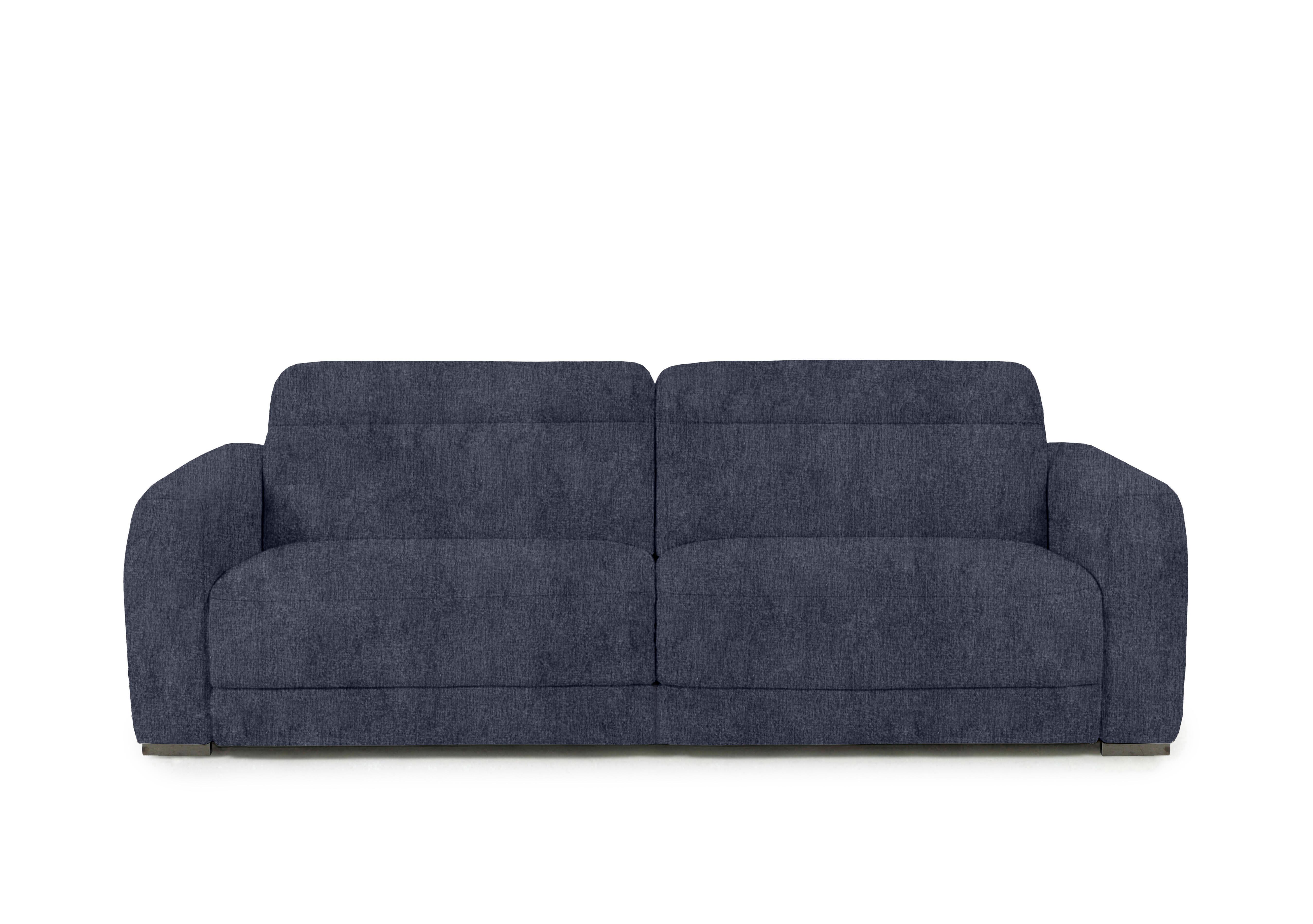 Edison Large Fabric 3 Seater Sofa in Fab-Crn-R101 Ink Gm on Furniture Village