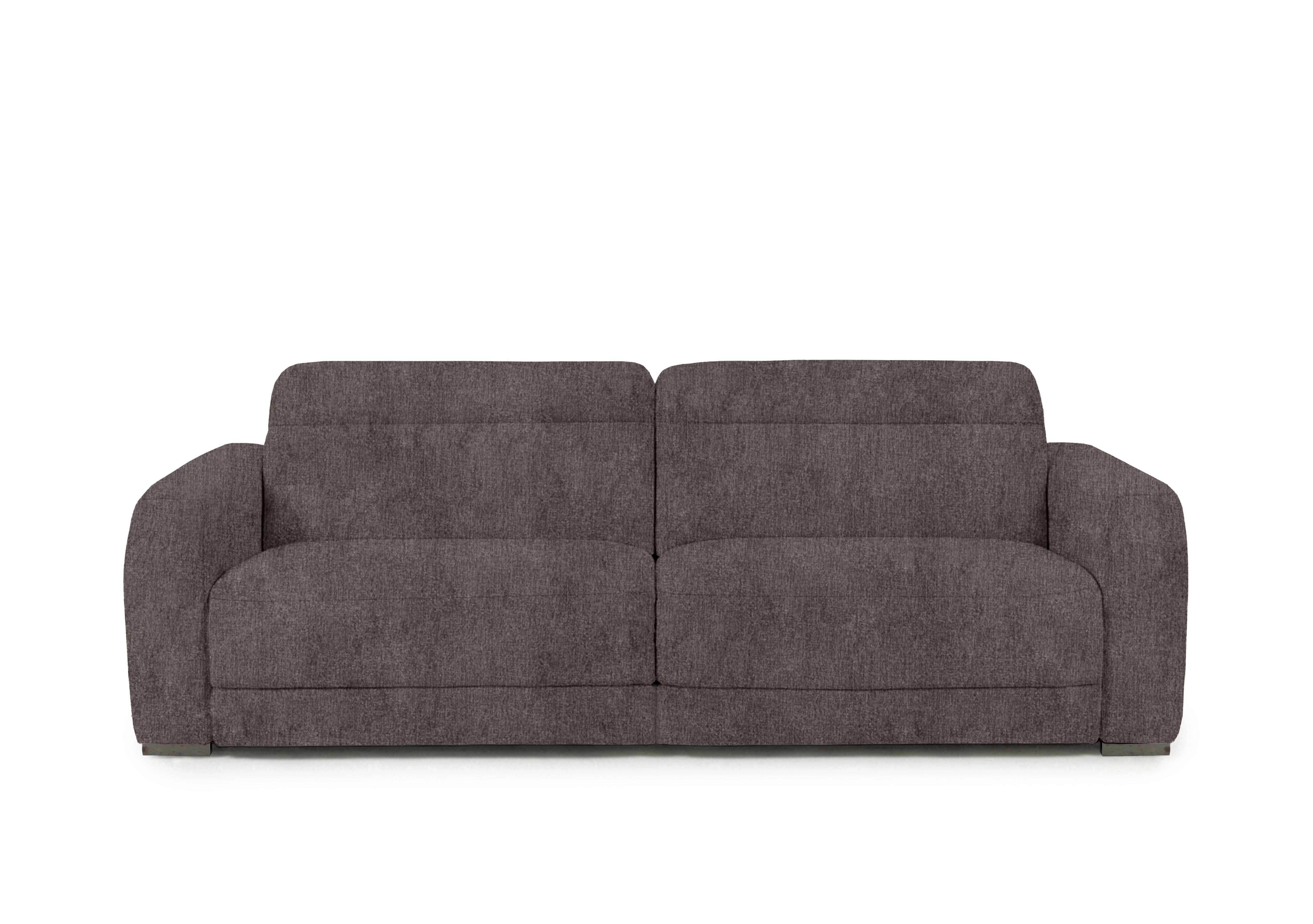Edison Large Fabric 3 Seater Sofa in Fab-Crn-R102 Cacao Gm on Furniture Village