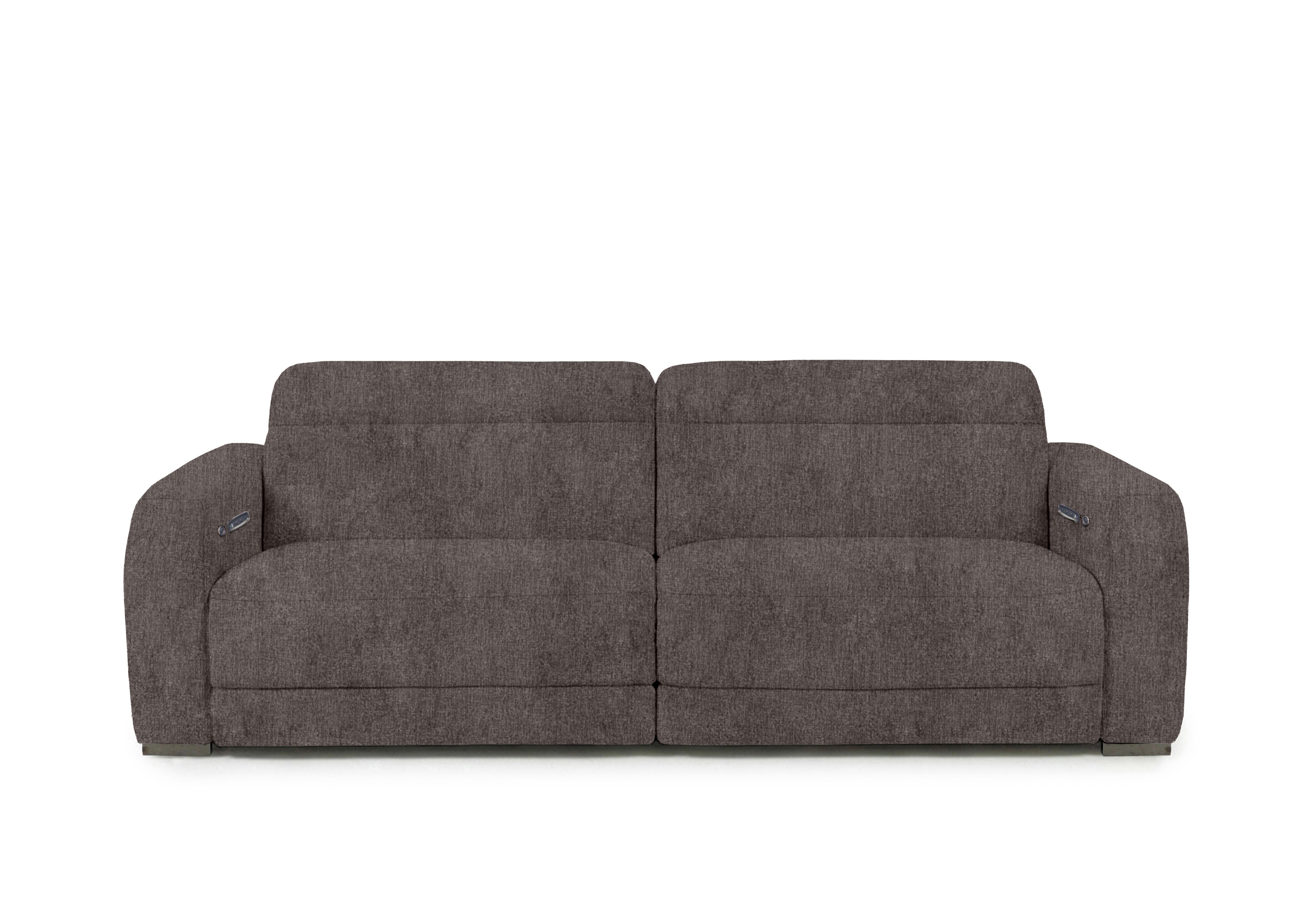 Edison Large Fabric 3 Seater Sofa in Fab-Crn-R102 Cacao Gm on Furniture Village