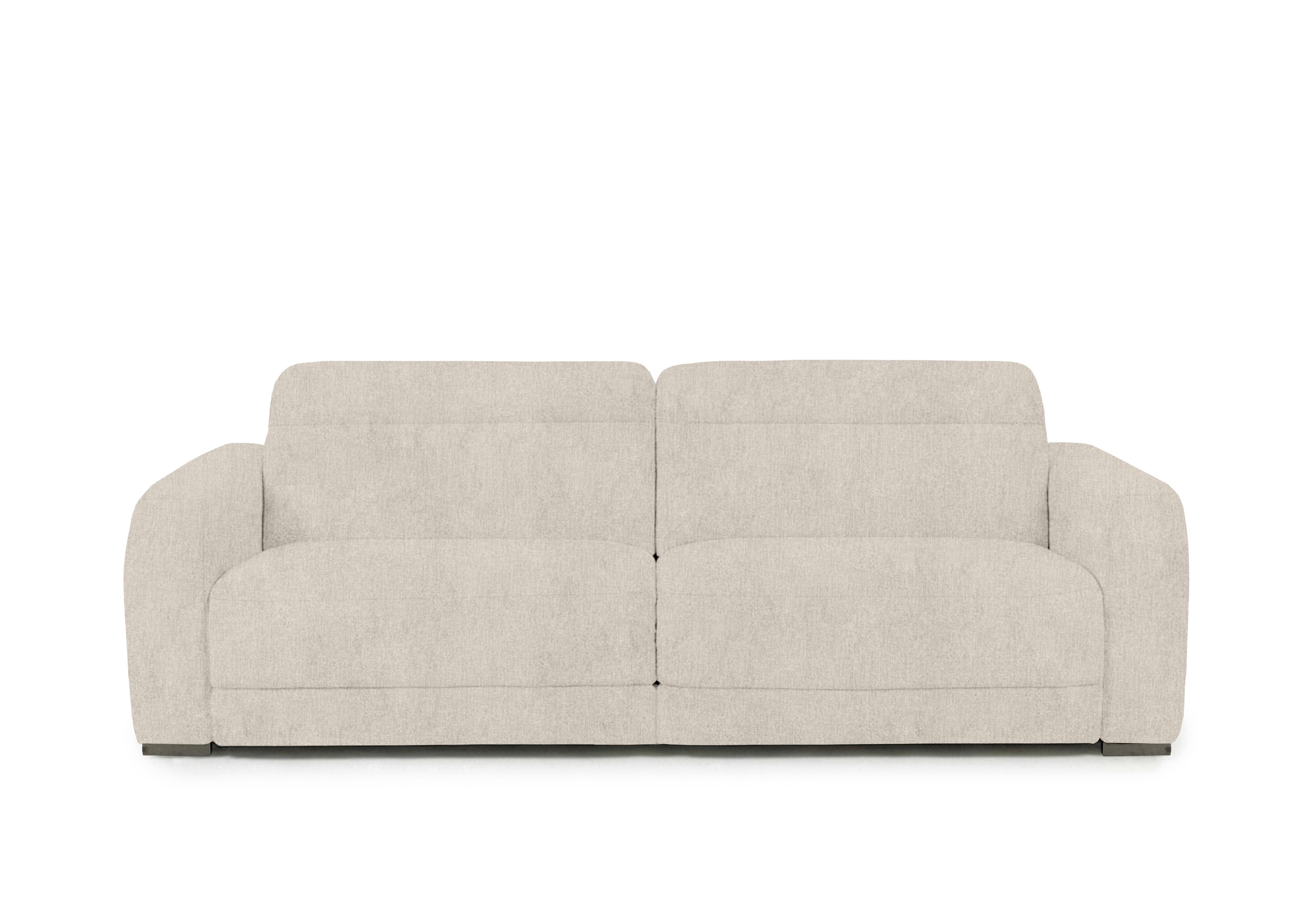 Edison Large Fabric 3 Seater Sofa in Fab-Crn-R120 Beige Gm on Furniture Village