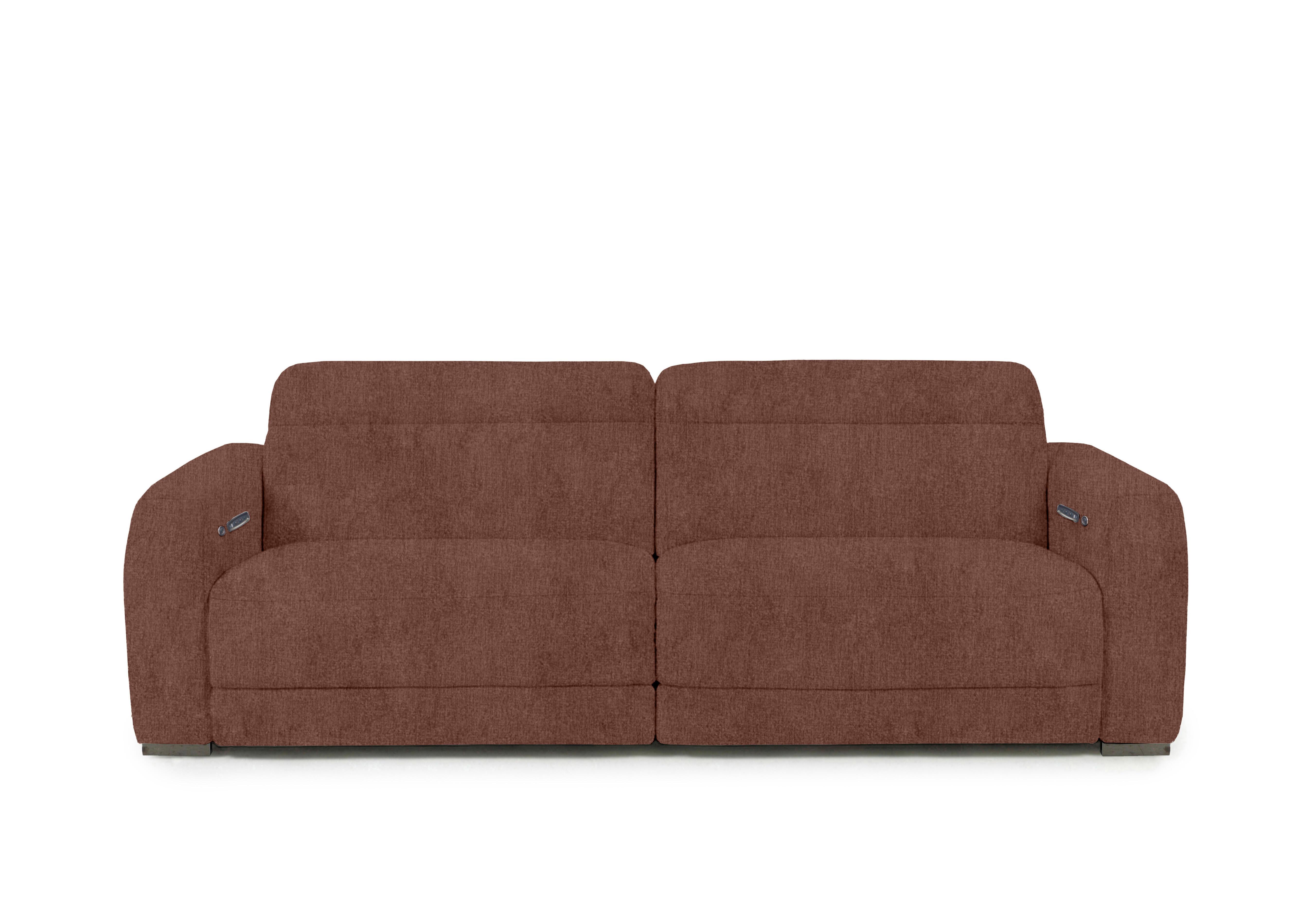 Edison Large Fabric 3 Seater Sofa in Fab-Crn-R500 Caramel Gm on Furniture Village